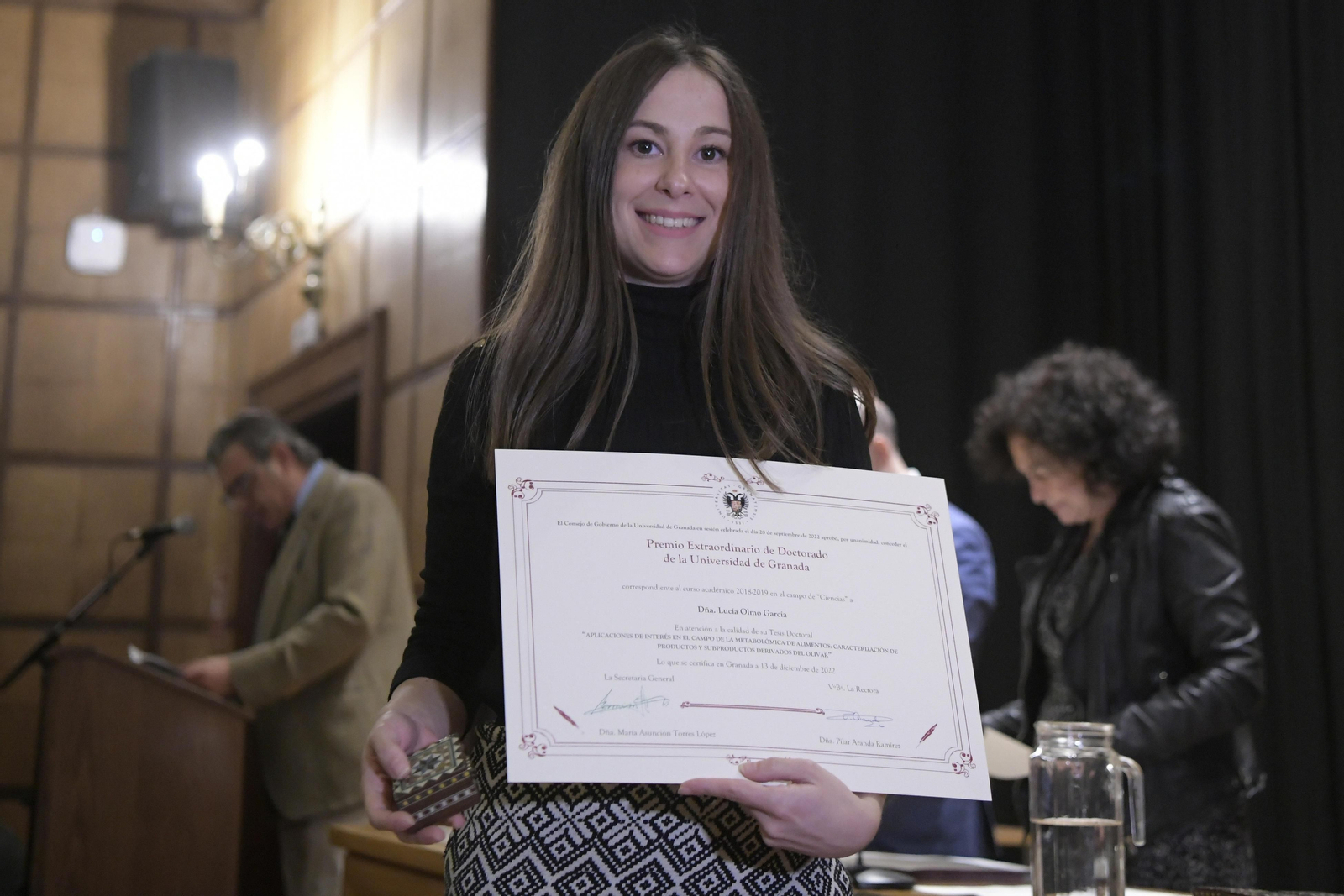 La UGR entrega los Premios Extraordinarios de Doctorado correspondientes al curso 2018/2019
