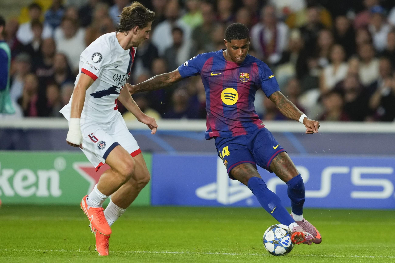 Las mejores fotos del Barcelona-PSG