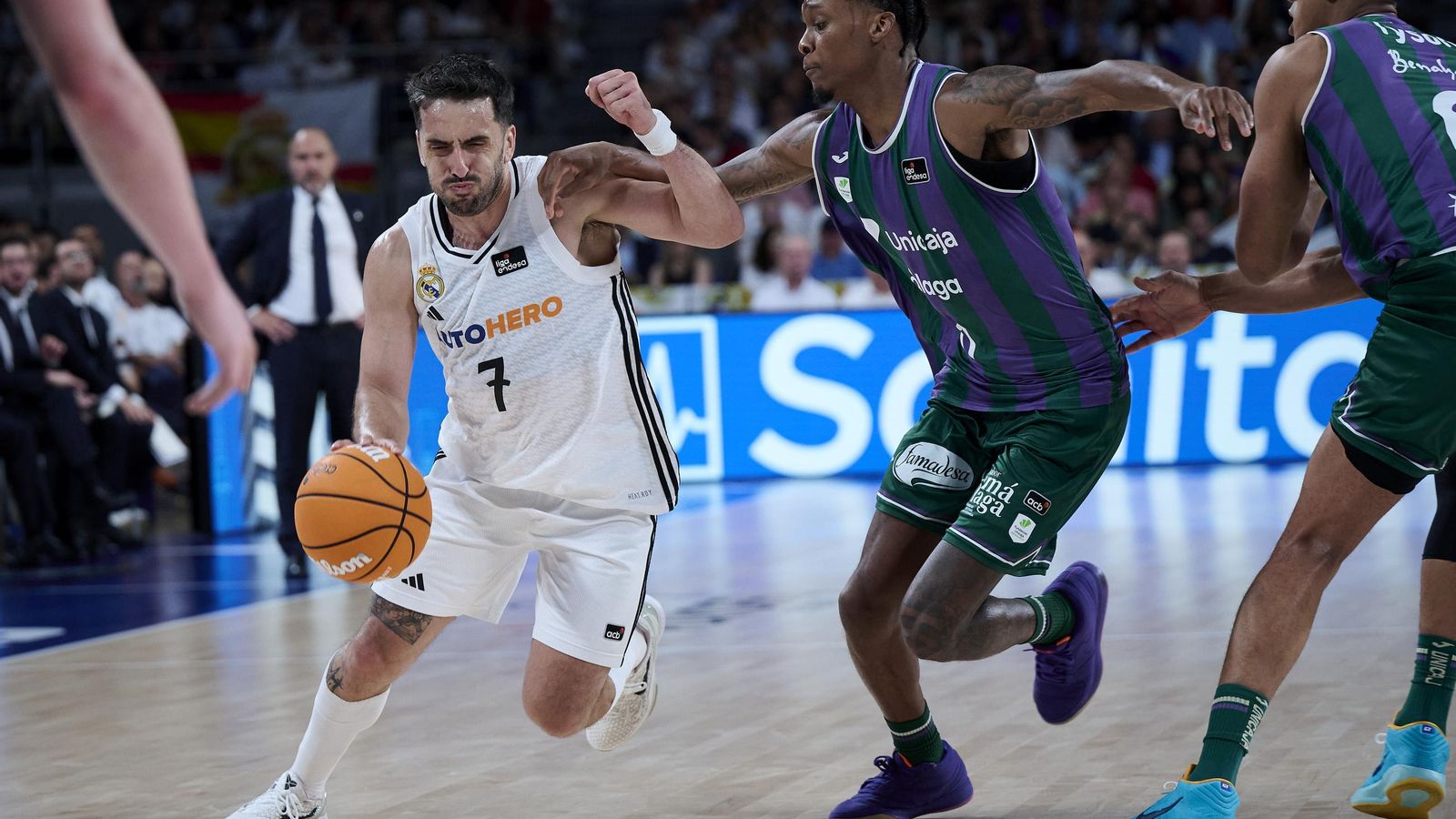 El Real Madrid-Unicaja, en fotos