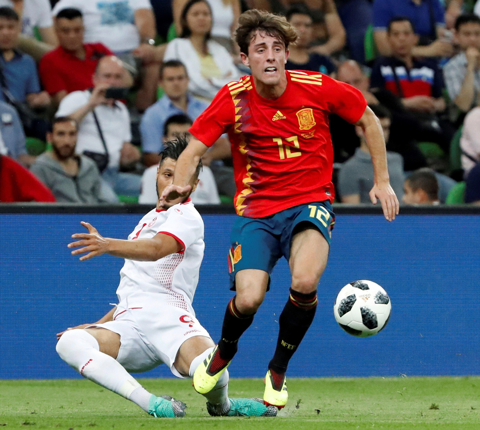 Las imágenes del España-Túnez