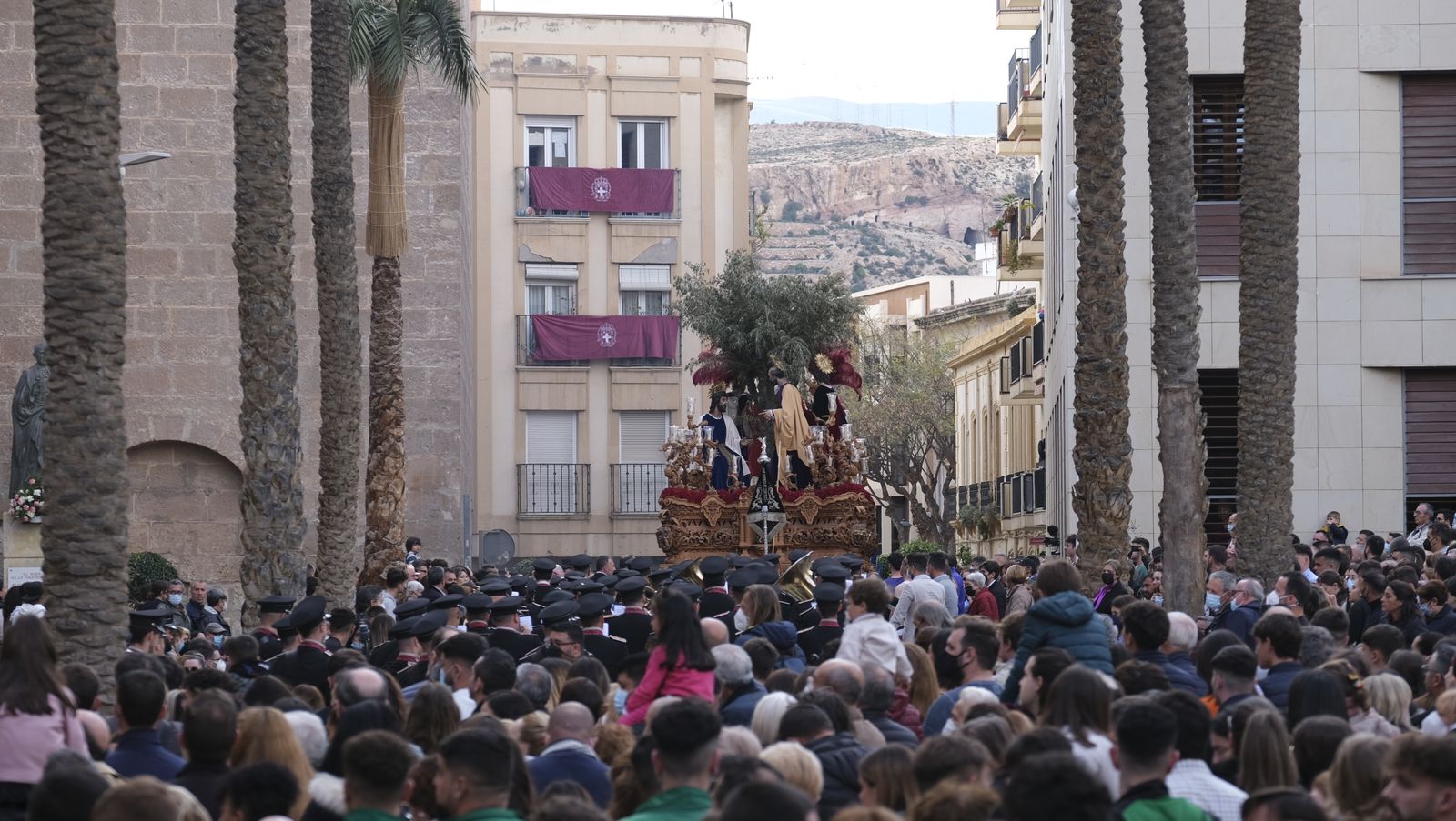 Procesión de Prendimiento en Almería, en imágenes