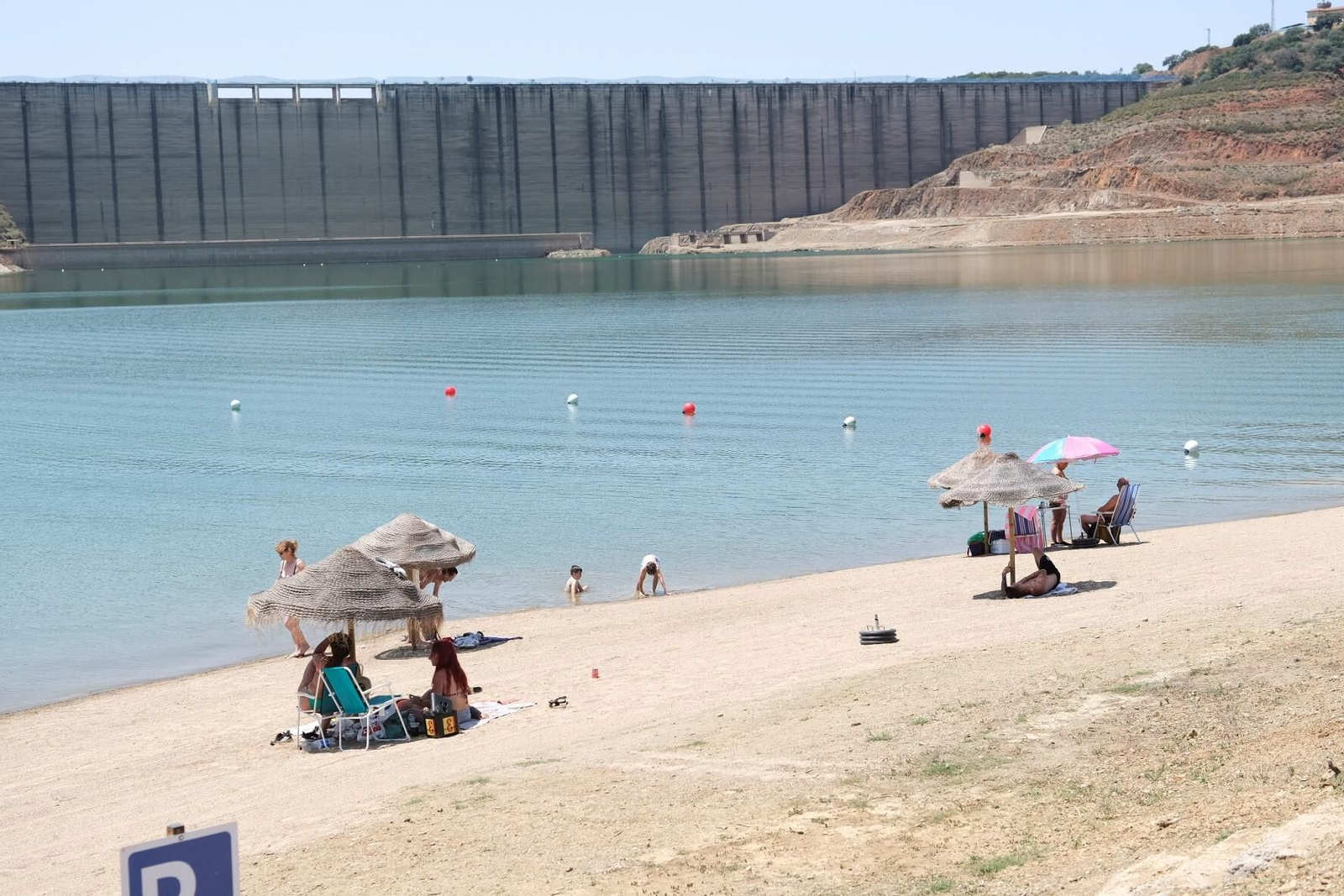 La playa de La Breña II de Almodóvar del Río, en imágenes
