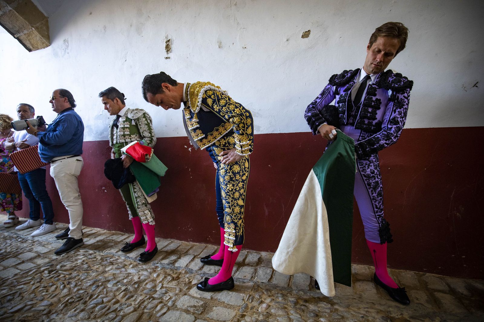 Diego Urdiales, Sebastián Castella y Daniel Luque, en la plaza de toros de El Puerto