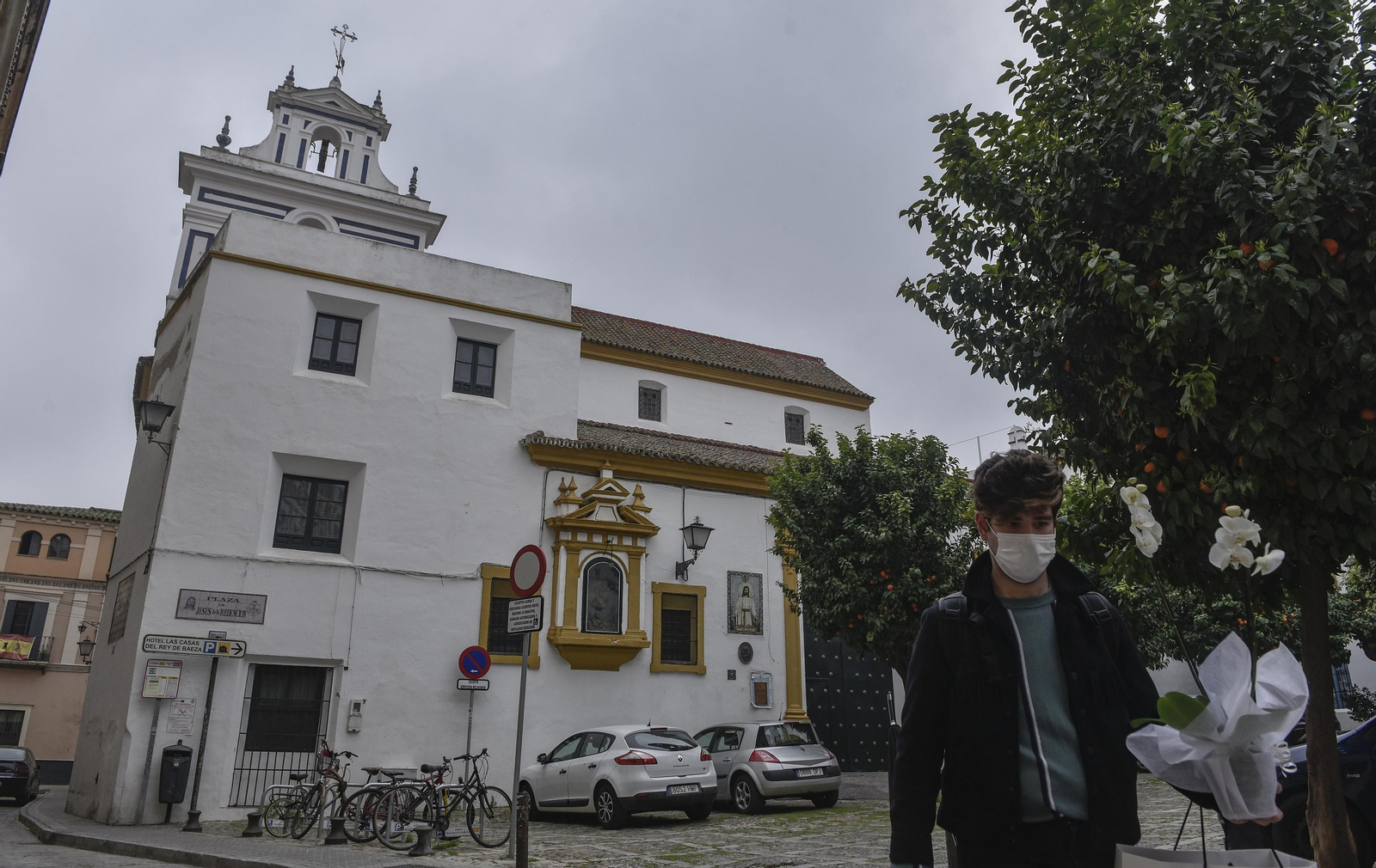 La iglesia de Santiago, sede de la Hermandad de la Redención.