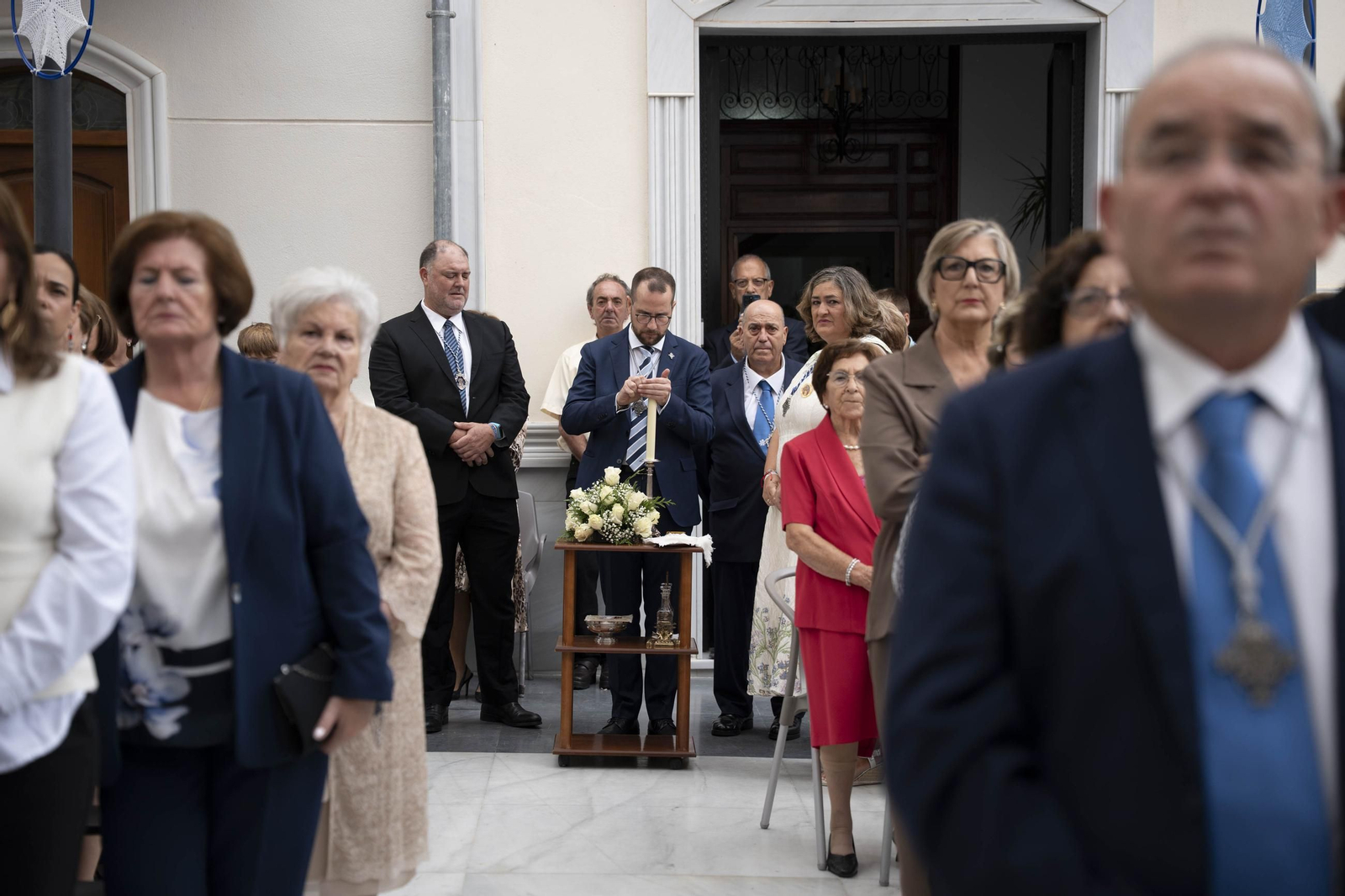 Las imágenes de la misa y procesión en Macael por las fiestas en honor a Nuestra Señora del Rosario