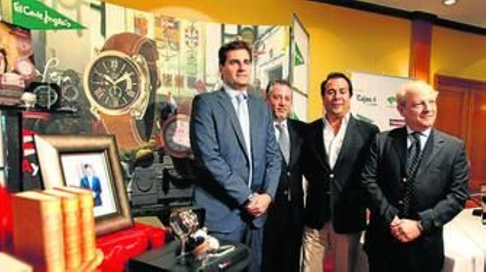 De izquierda a derecha Pedro Flores, Adolfo Arroyo, Iván Llanza y José María Gonzalo.