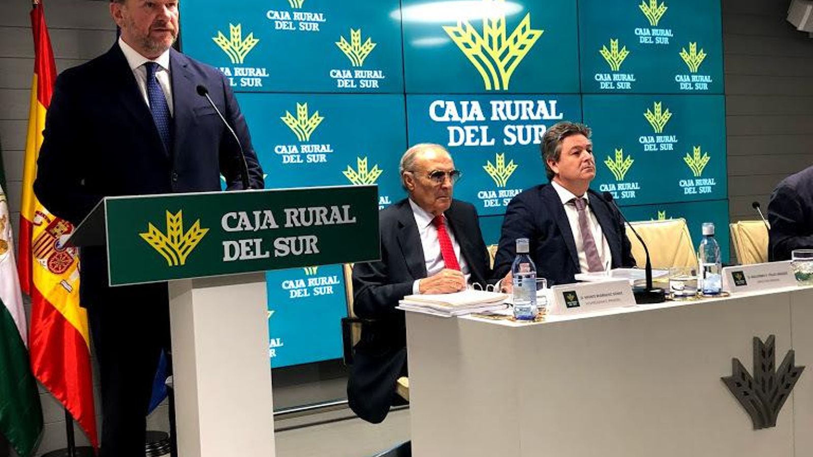 José Luis García-Palacios en un momento de su discurso en la asamblea de socios.