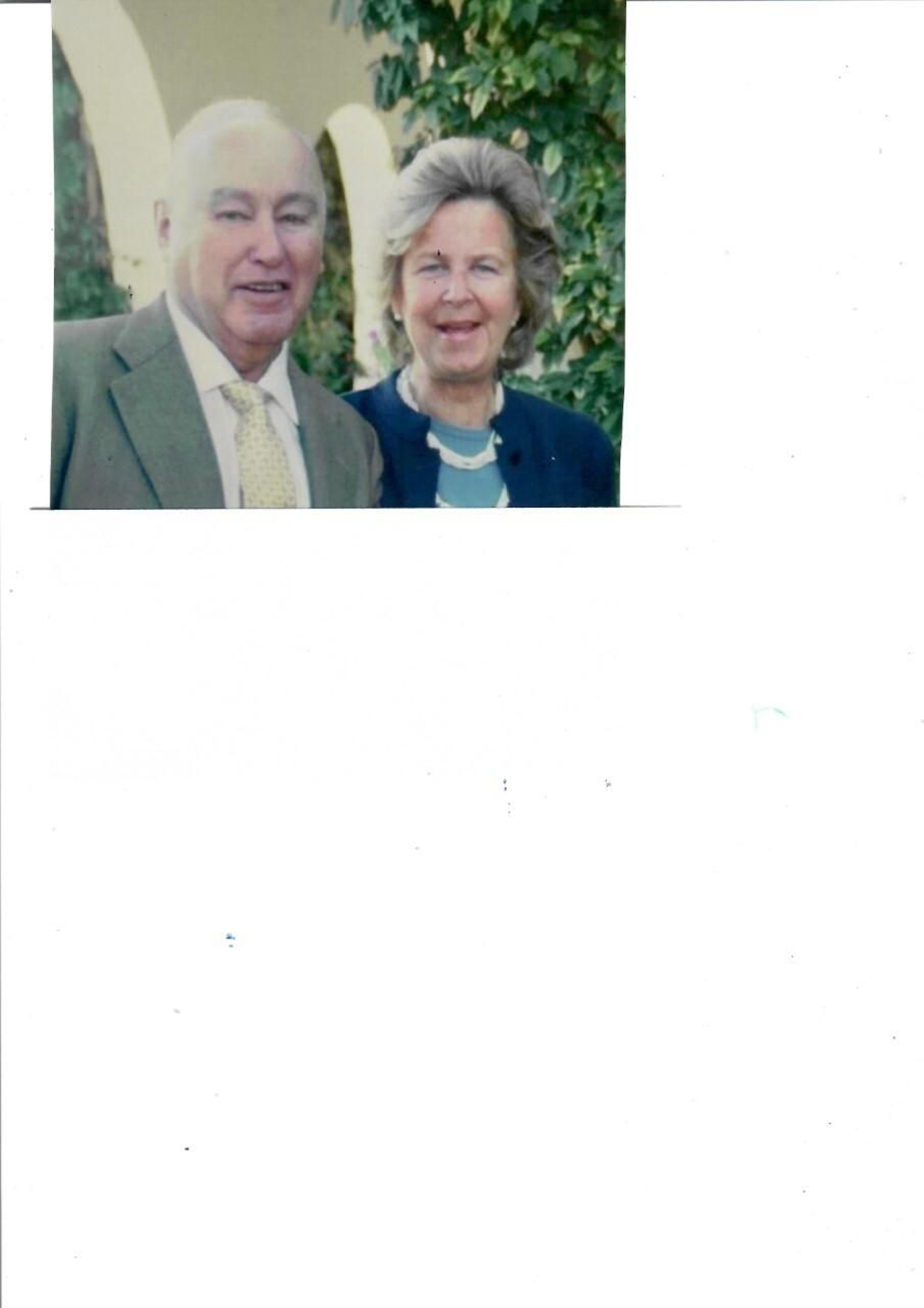 Alfredo Erquicia Guardiola, junto a su esposa María del Carmen Domecq Ybarra.