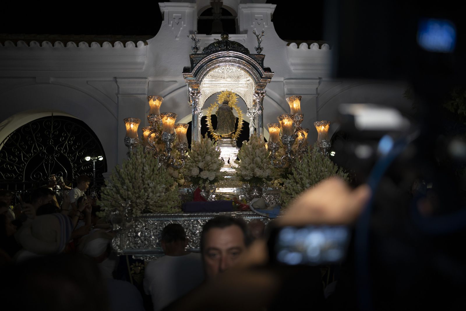 Imágenes de la recogida de la Virgen de la Cinta 2022