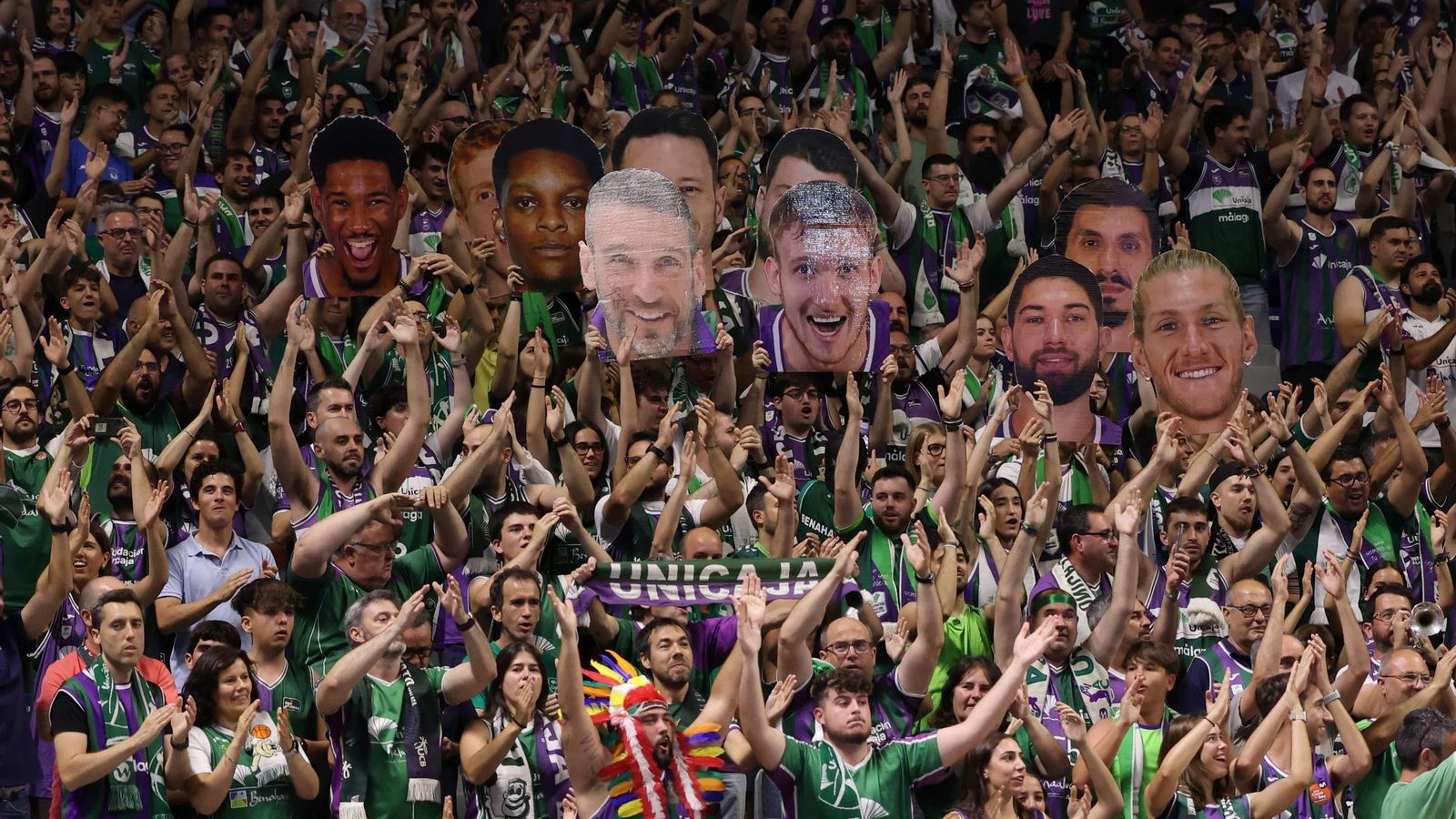 Las fotos del Unicaja-Barcelona, primer partido del play off de la Liga Endesa