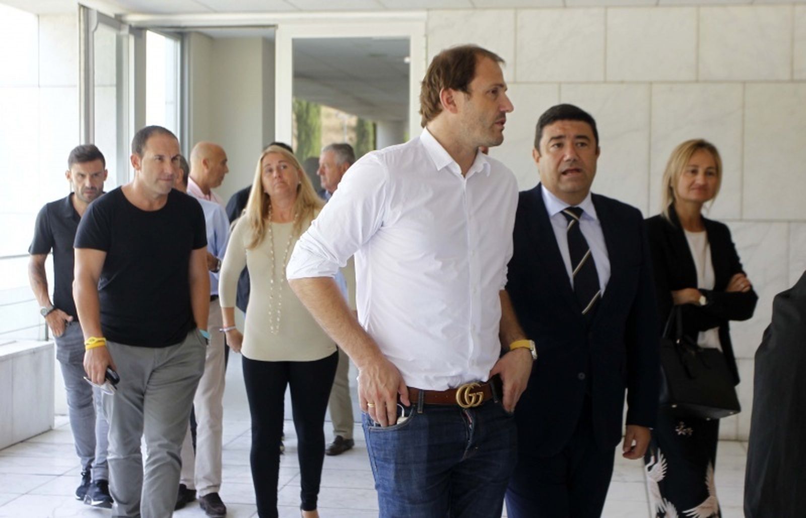 Arnau, en el entierro de Casanova.