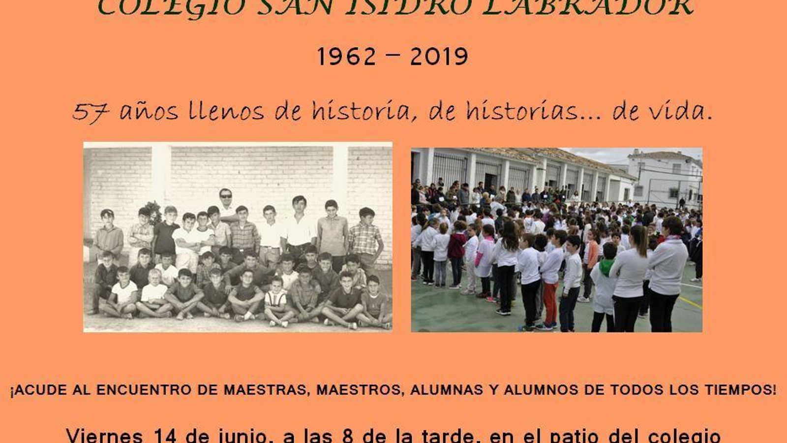 El cartel de la fiesta de despedida