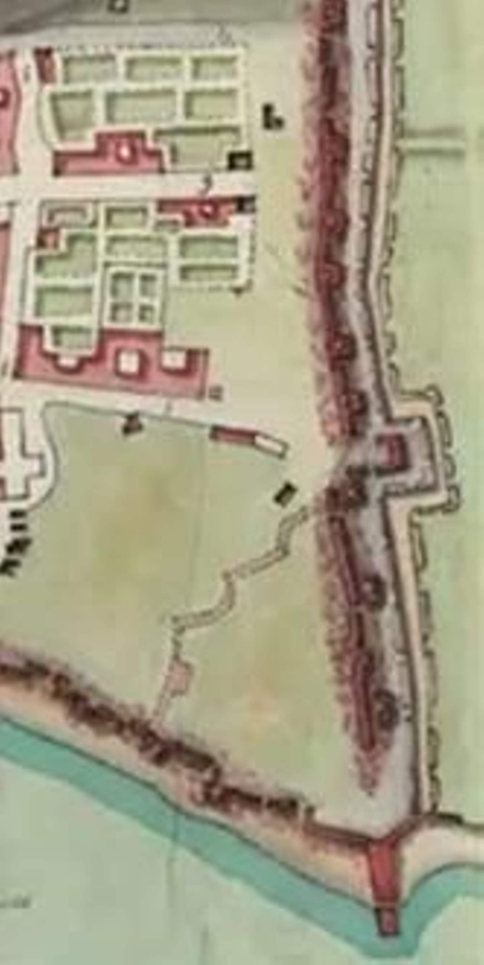 Un fragmento del plano anterior, en la zona que nos ocupa