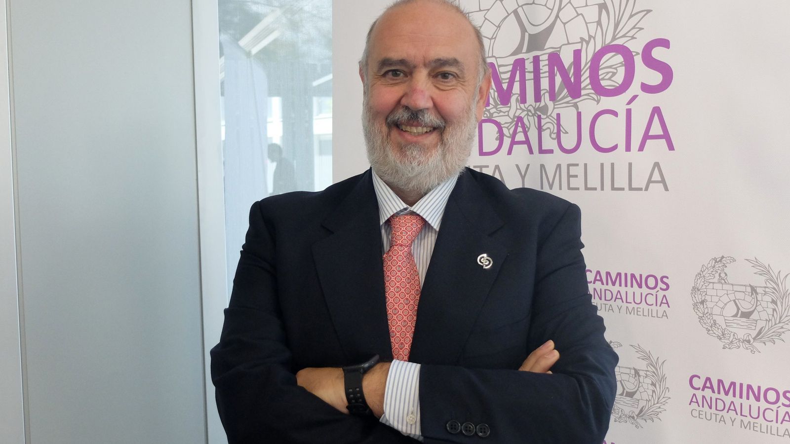 Abraham Carrascosa, representante de Sevilla del Colegio de Ingenieros de Caminos de Andalucía.