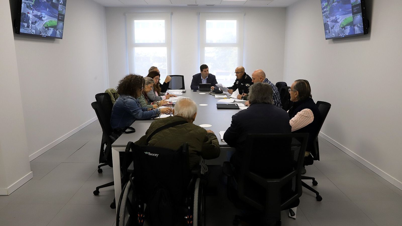 Imagen de la reunión de la Mesa Técnica de Seguridad