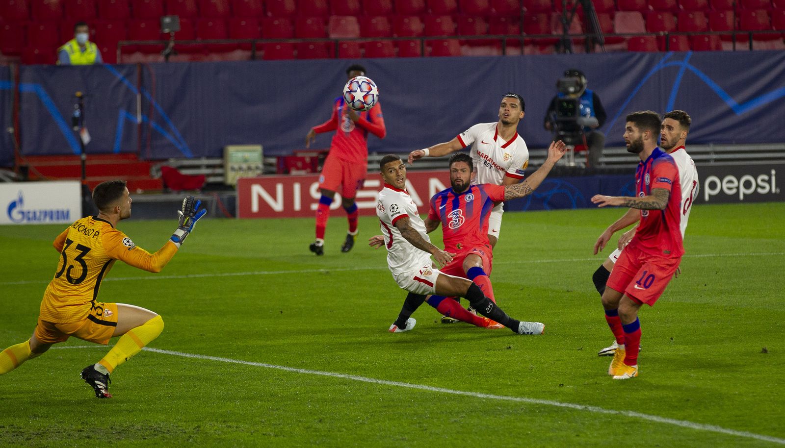 Las imágenes del Sevilla-Chelsea