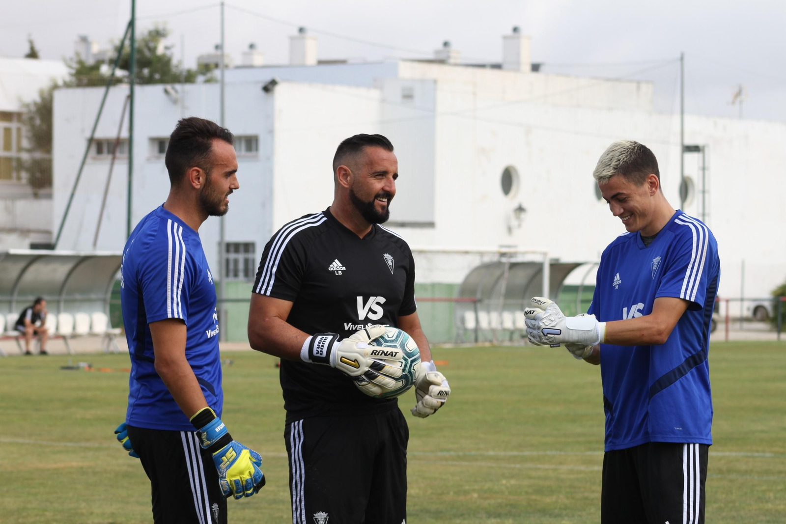 Trabajo específico de los porteros del Cádiz.