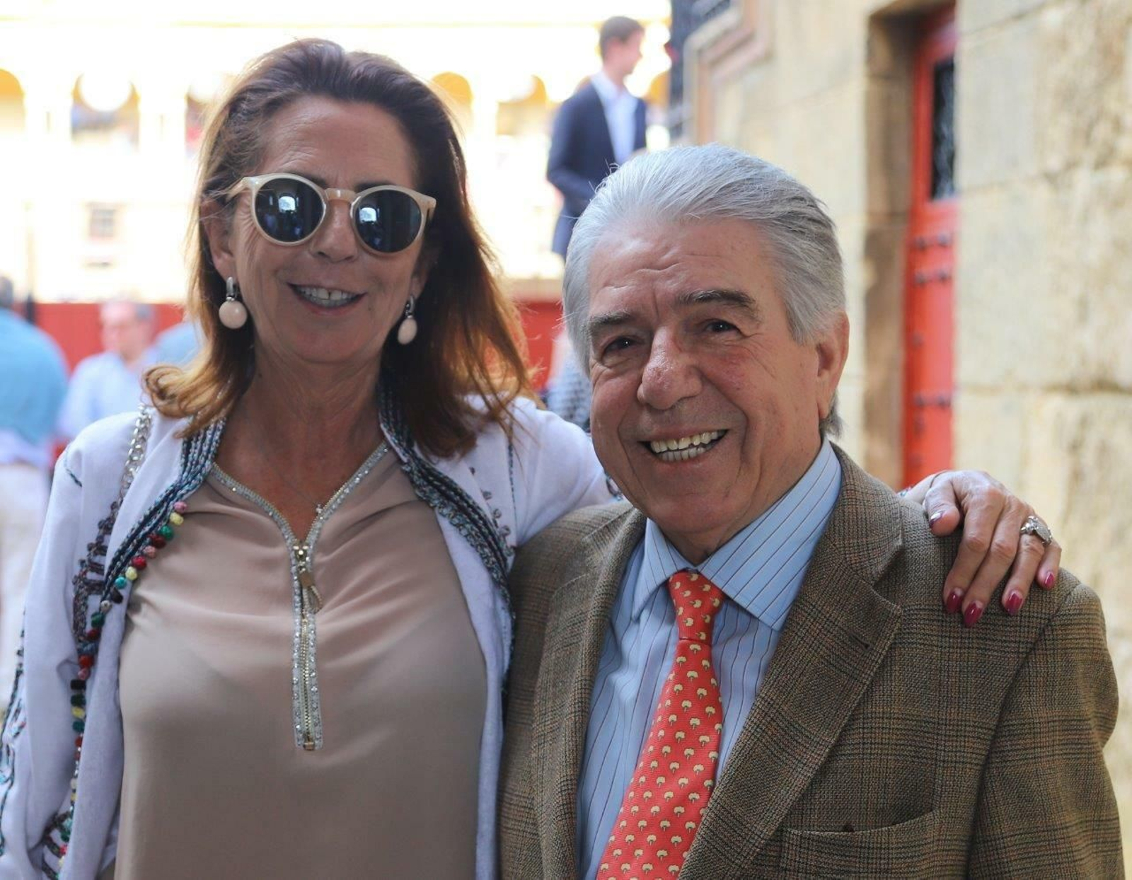 Debora Lirola y el cantaor Nano de Jerez