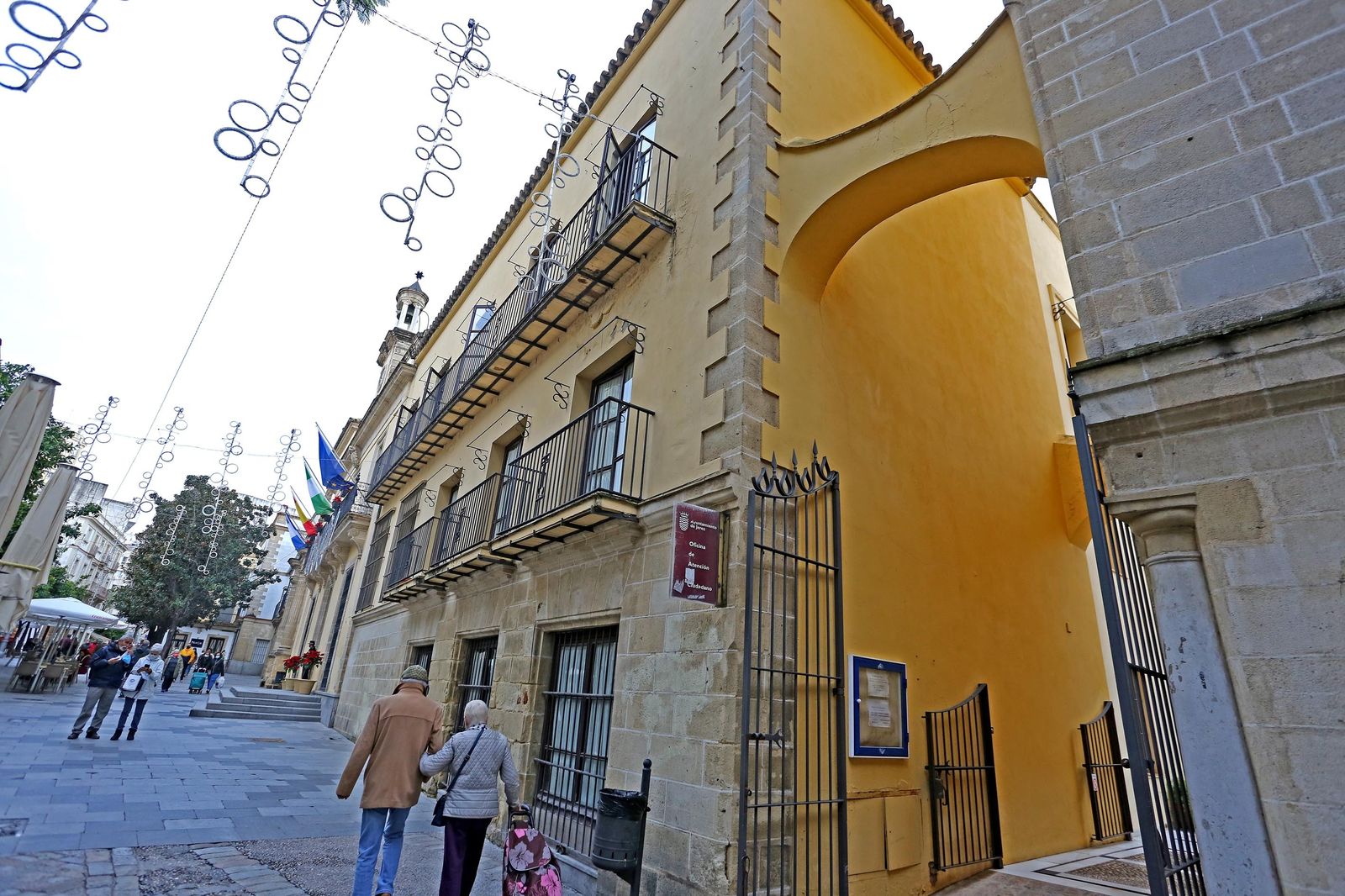 Fachada del Ayuntamiento de Jerez.
