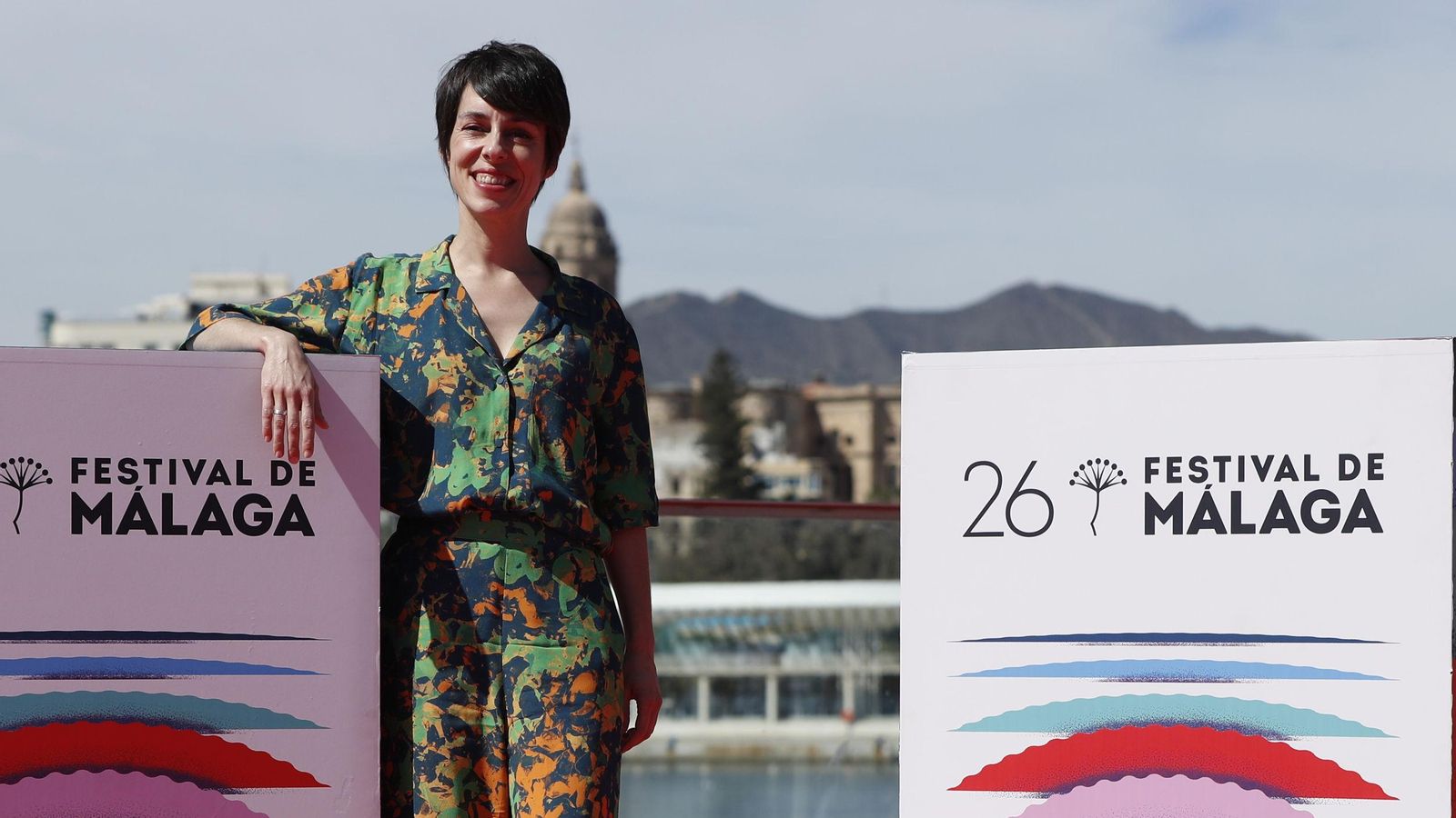 La directora Estibaliz Urresola en Málaga.