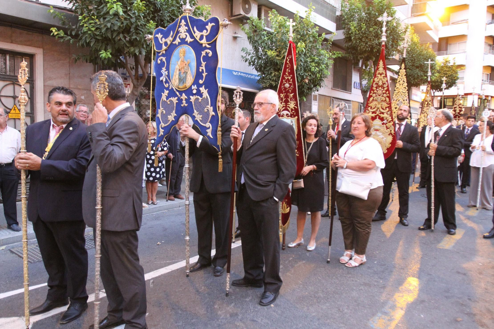 Procesión solemne de la Virgen de la Cinta.