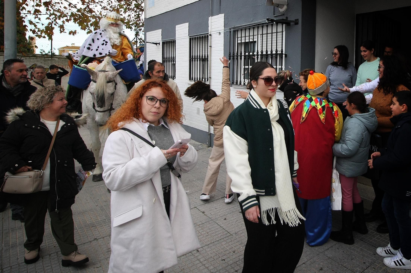 Imágenes de los Reyes Magos en la barriada de la Hispanidad