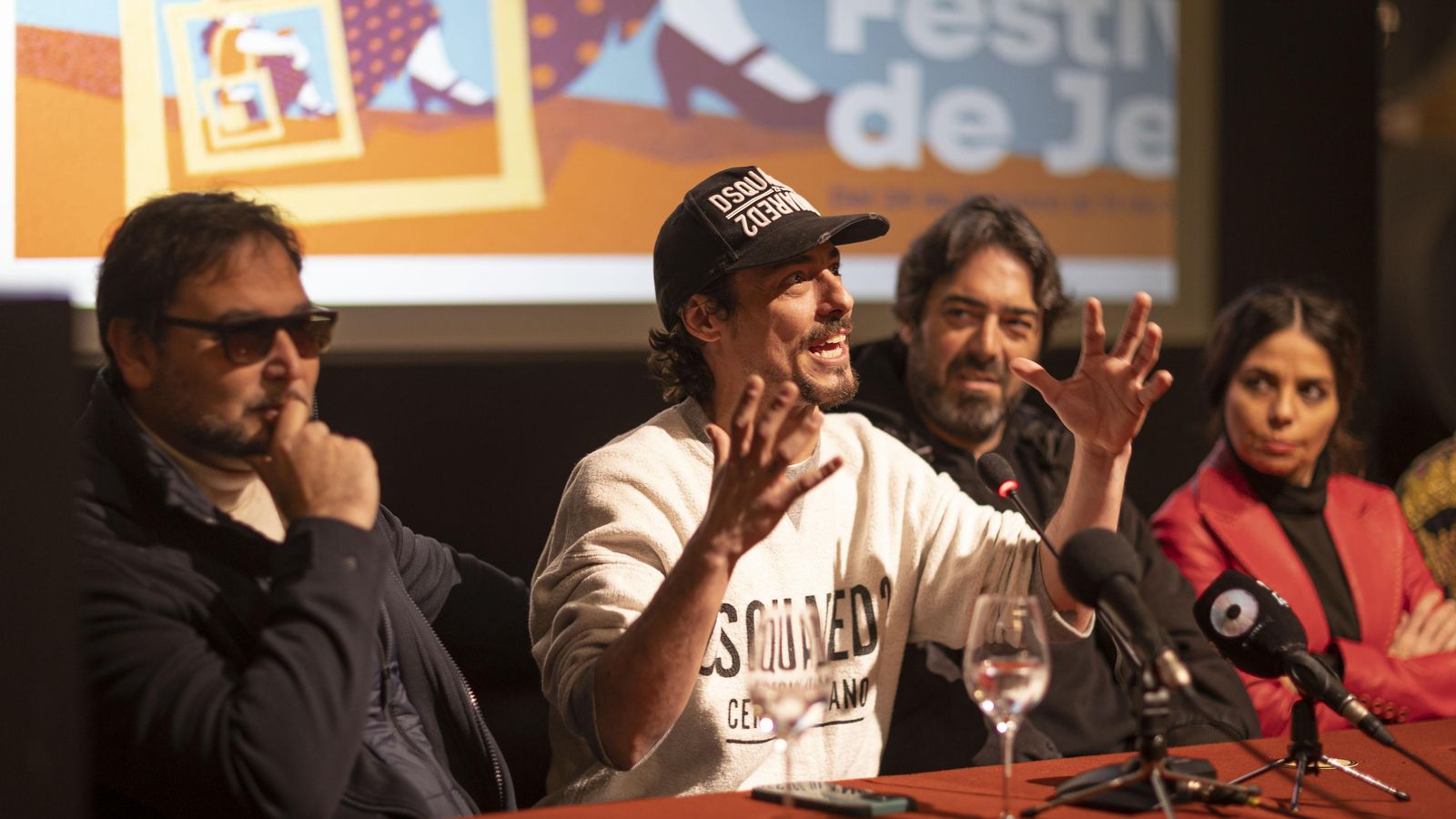 Jesús Carmona, junto a José Valencia y Juan Requena.
