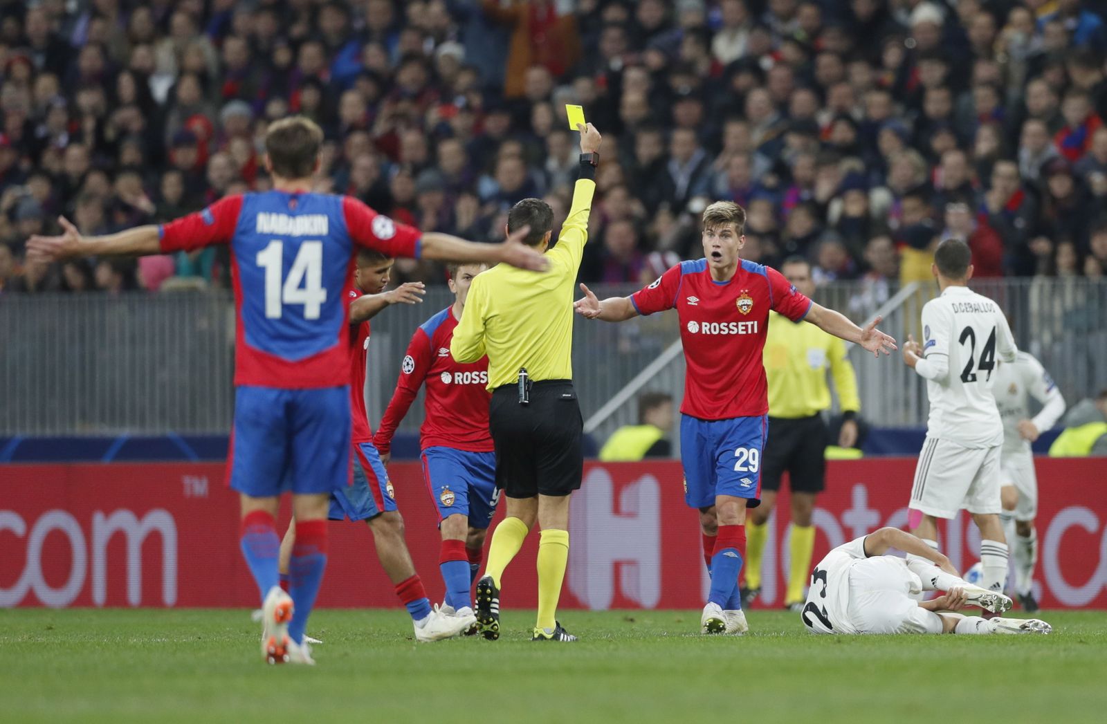 El CSKA de Moscú-Real Madrid, en imágenes