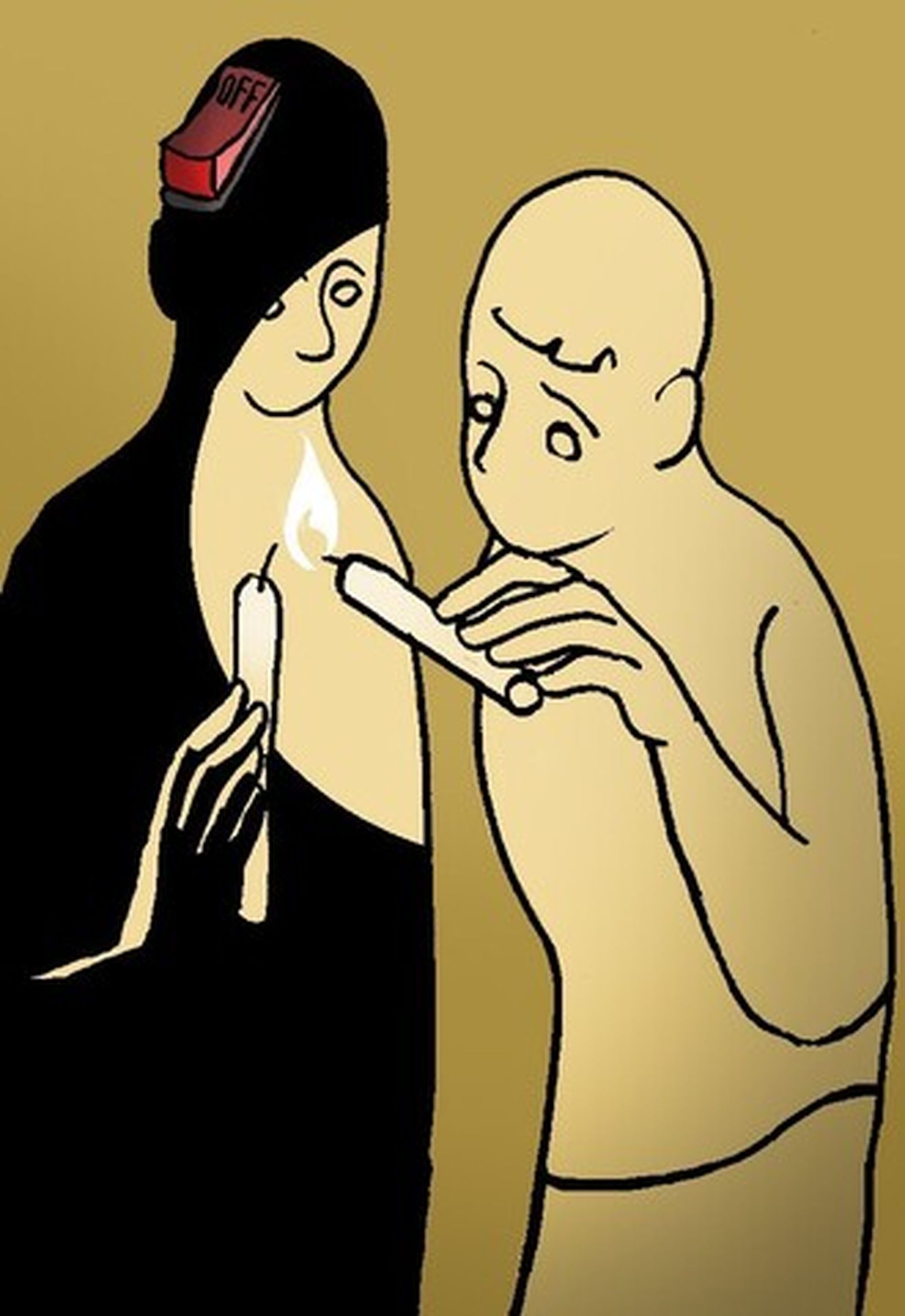 Se apaga la luz, se enciende el estrés