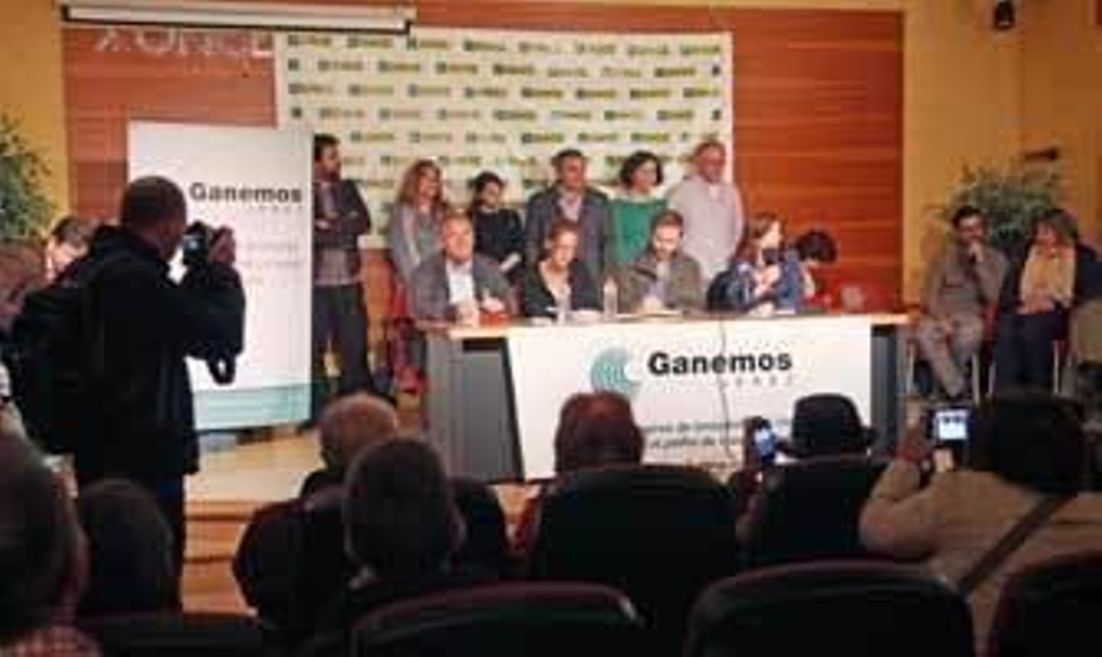 Una imagen de la presentación de la lista de Ganemos Jerez. /Vanesa Lobo