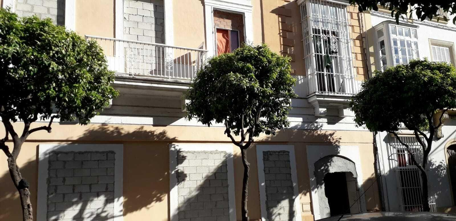 Una imagen de una de las viviendas ocupadas en el centro de la ciudad.