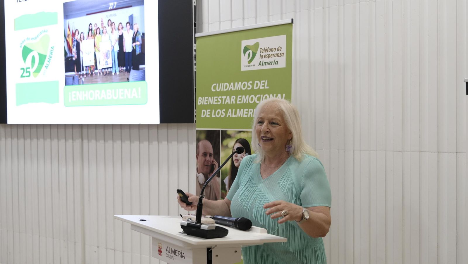 25 aniversario del Teléfono de la Esperanza en Almería, en imágenes