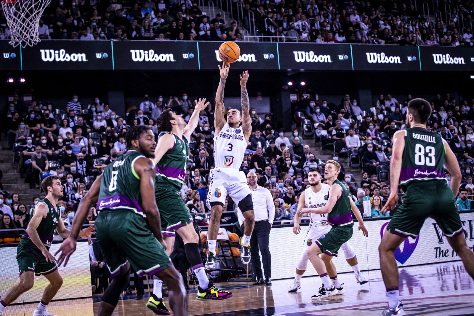 Galería: El Cluj Napoca - Unicaja, en imágenes