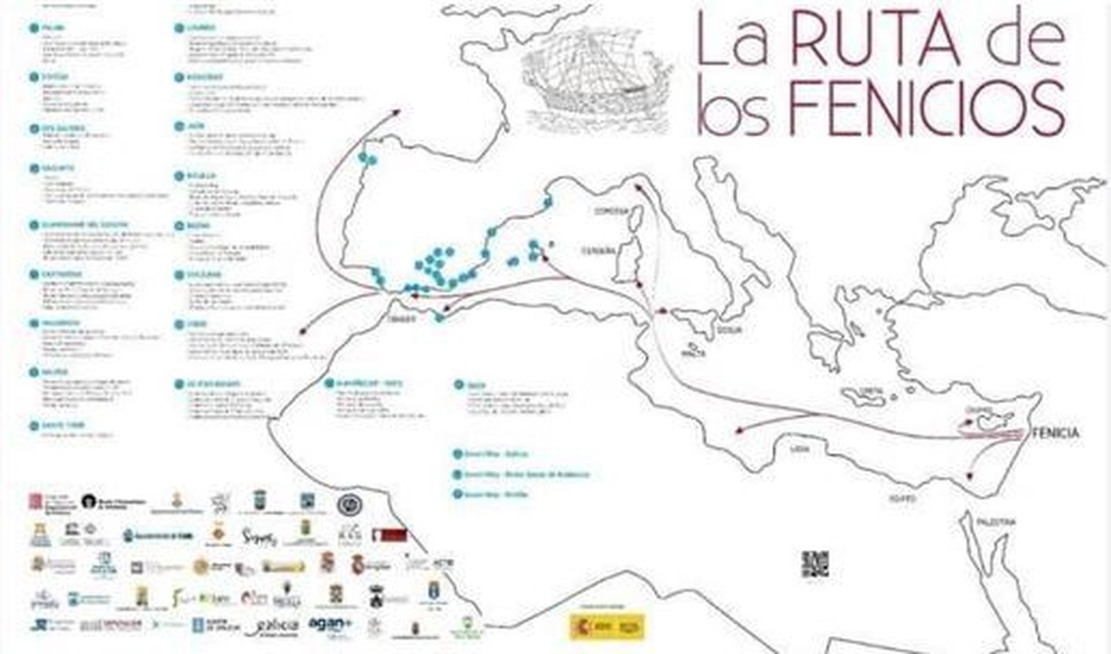 Cartel de la Ruta de los Fenicios