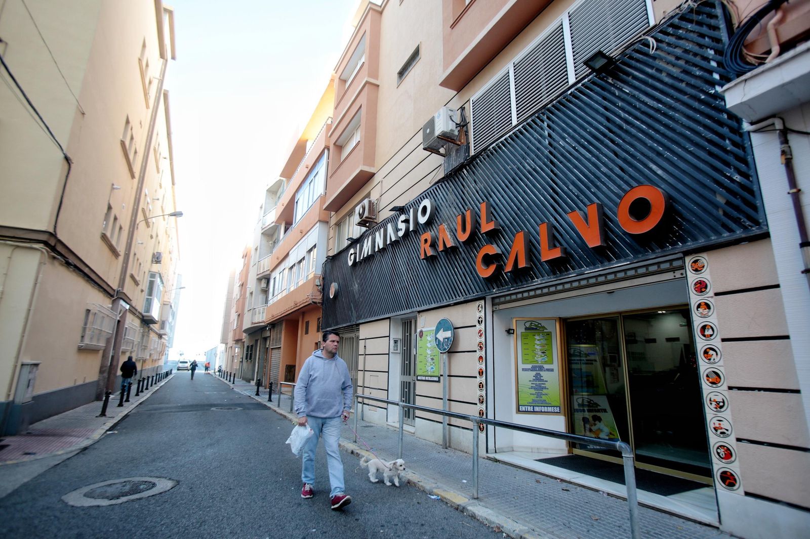 El Gimnasio Raúl Calvo, en la calle Dorotea.