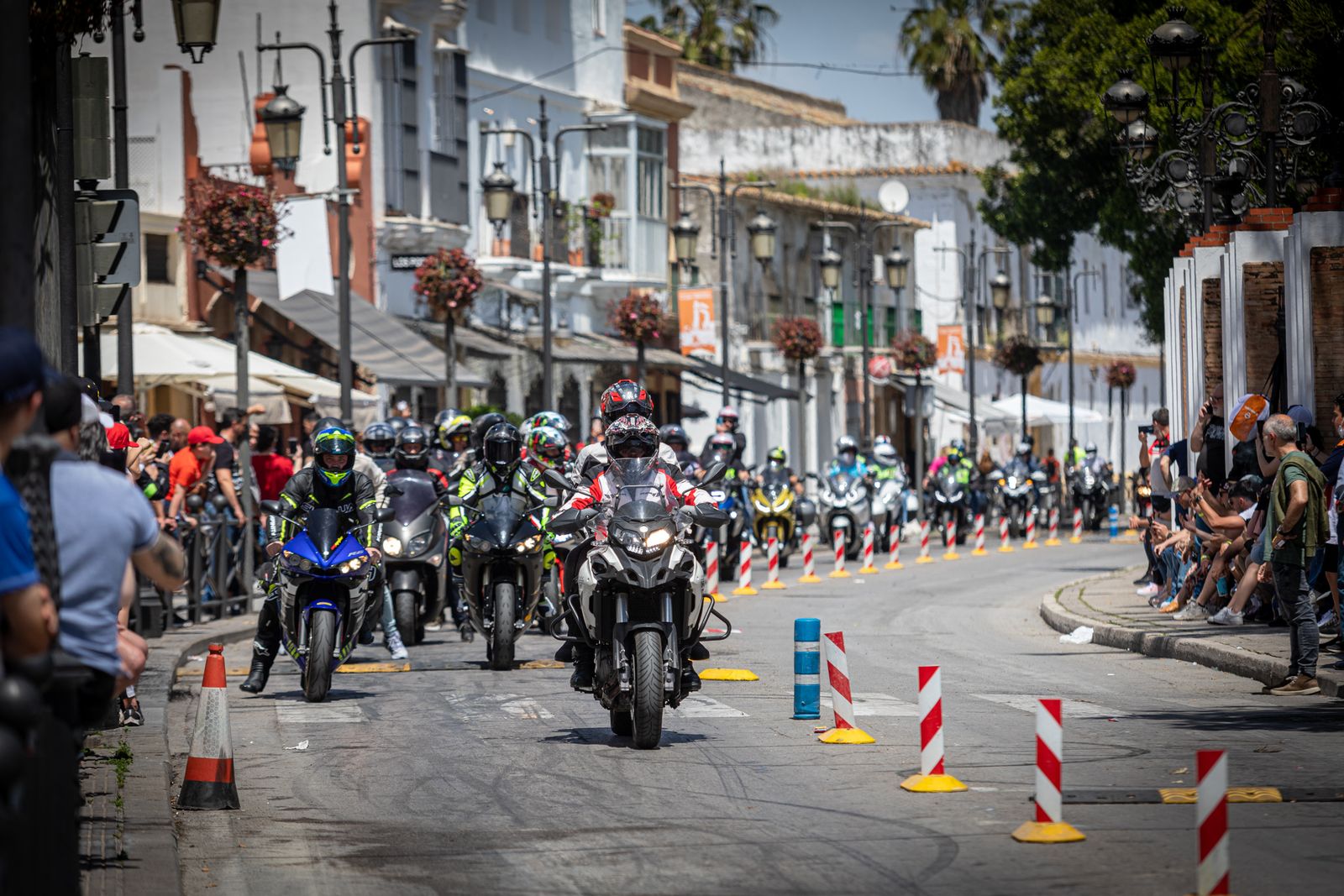 Imágenes de la motorada en El Puerto