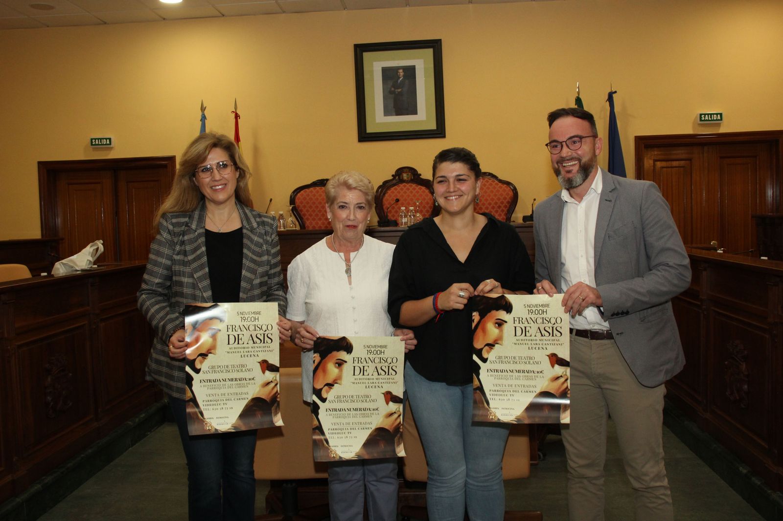 Presentación de 'Francisco de Asís' en Lucena.