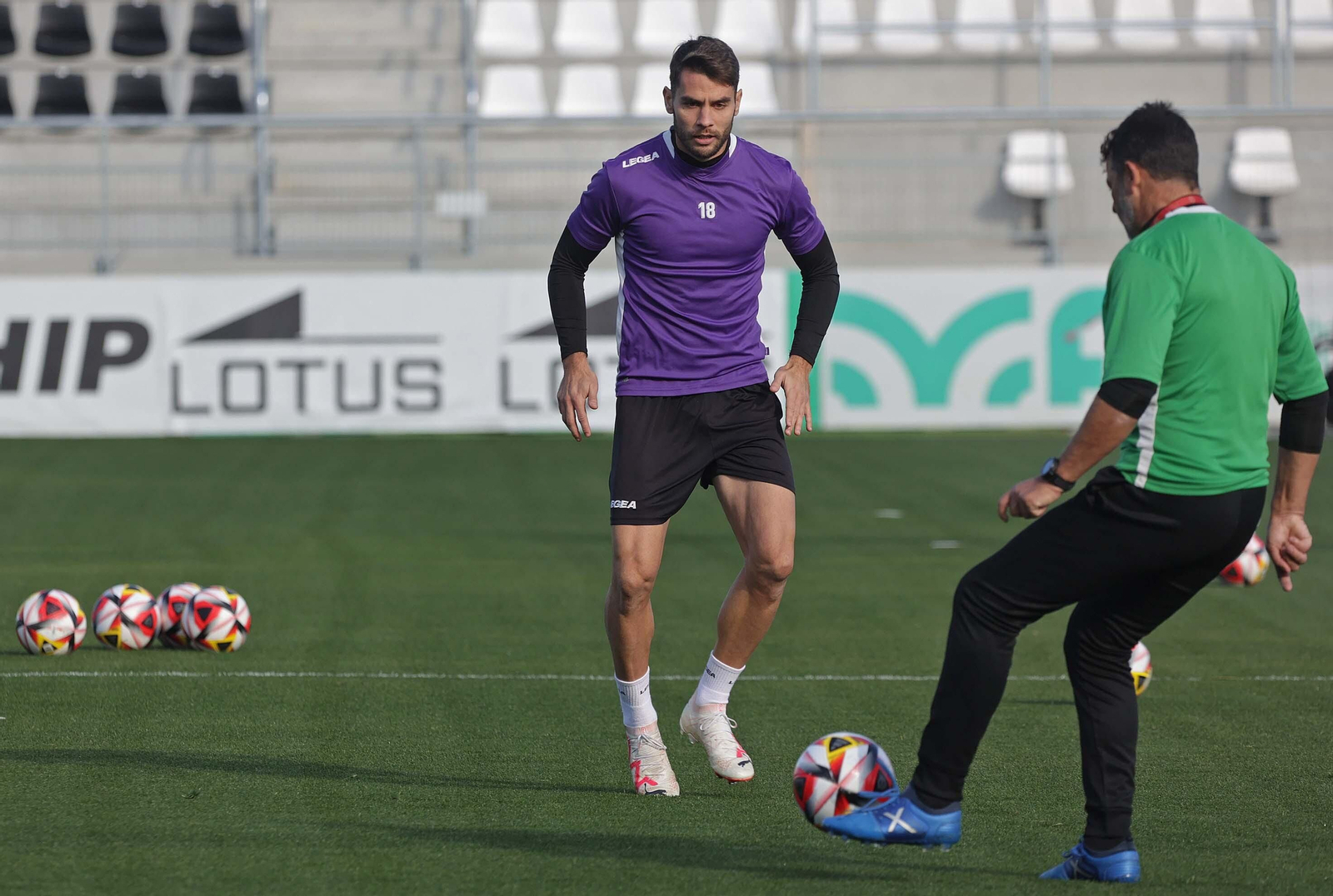 La vuelta a los entrenamientos de la Balona después del descanso de Navidad, en imágenes