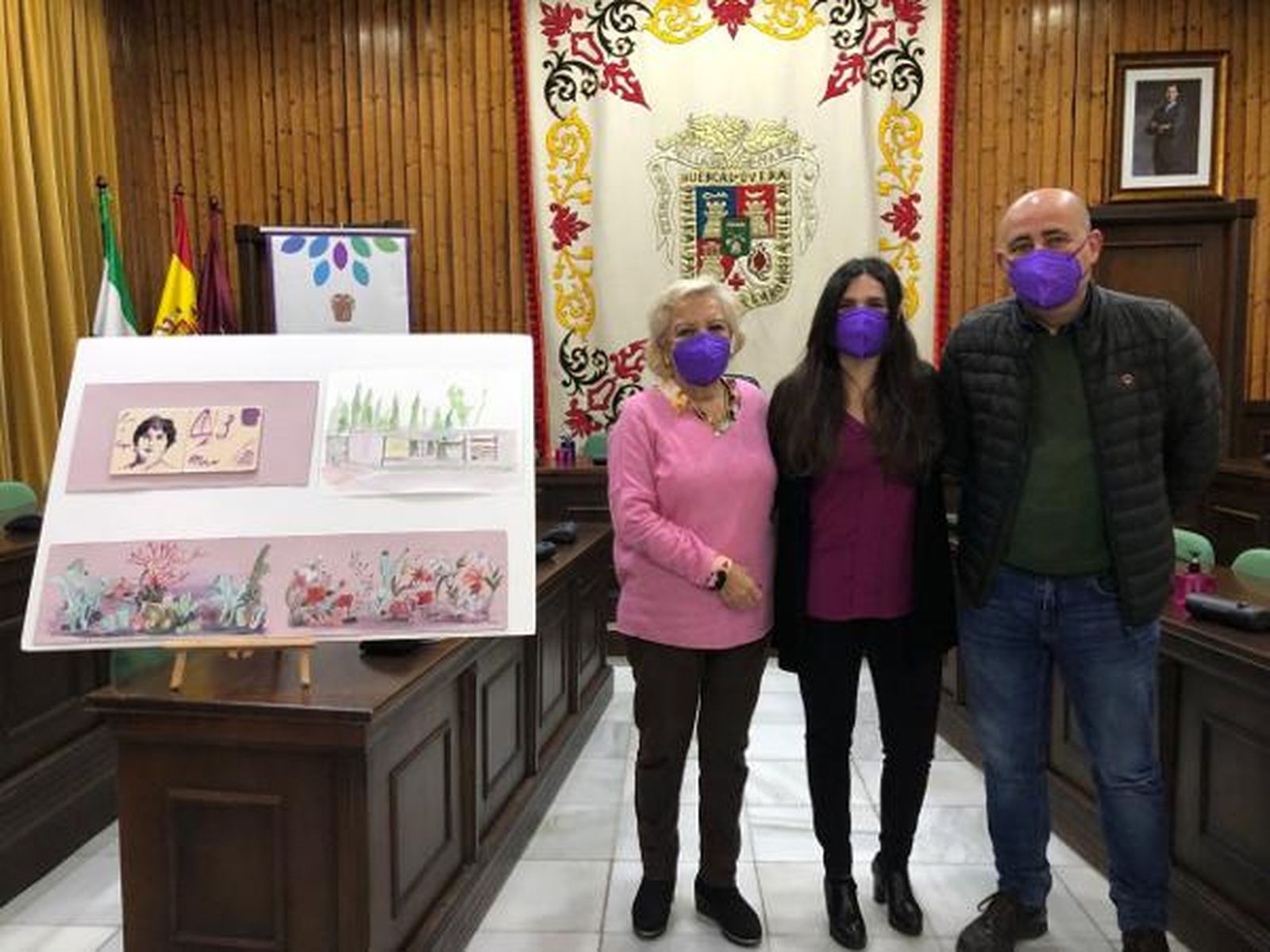 Huércal Overa pone en valor el papel de la mujer con la Plaza de la Igualdad