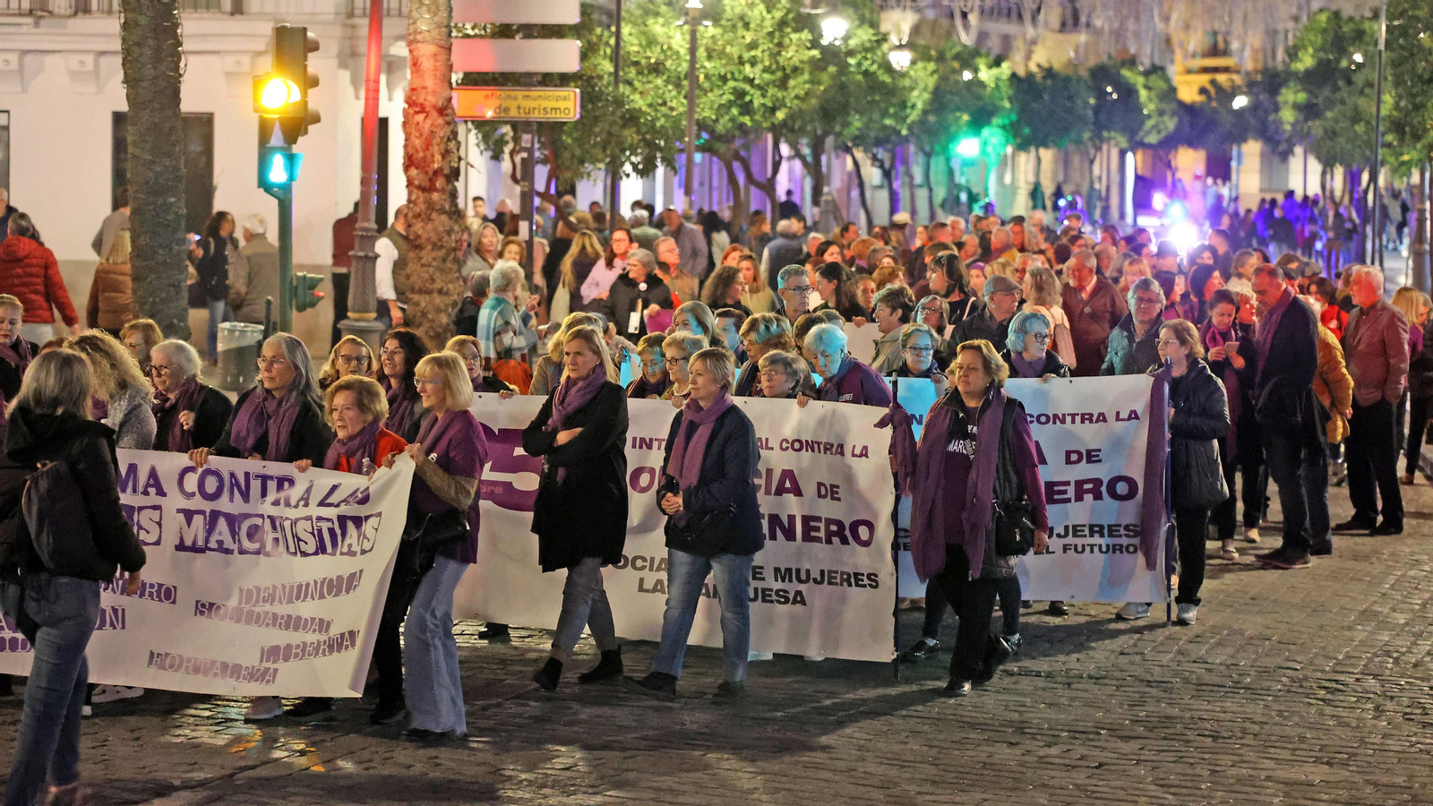Manifestación en Jerez contra las Violencias Machistas