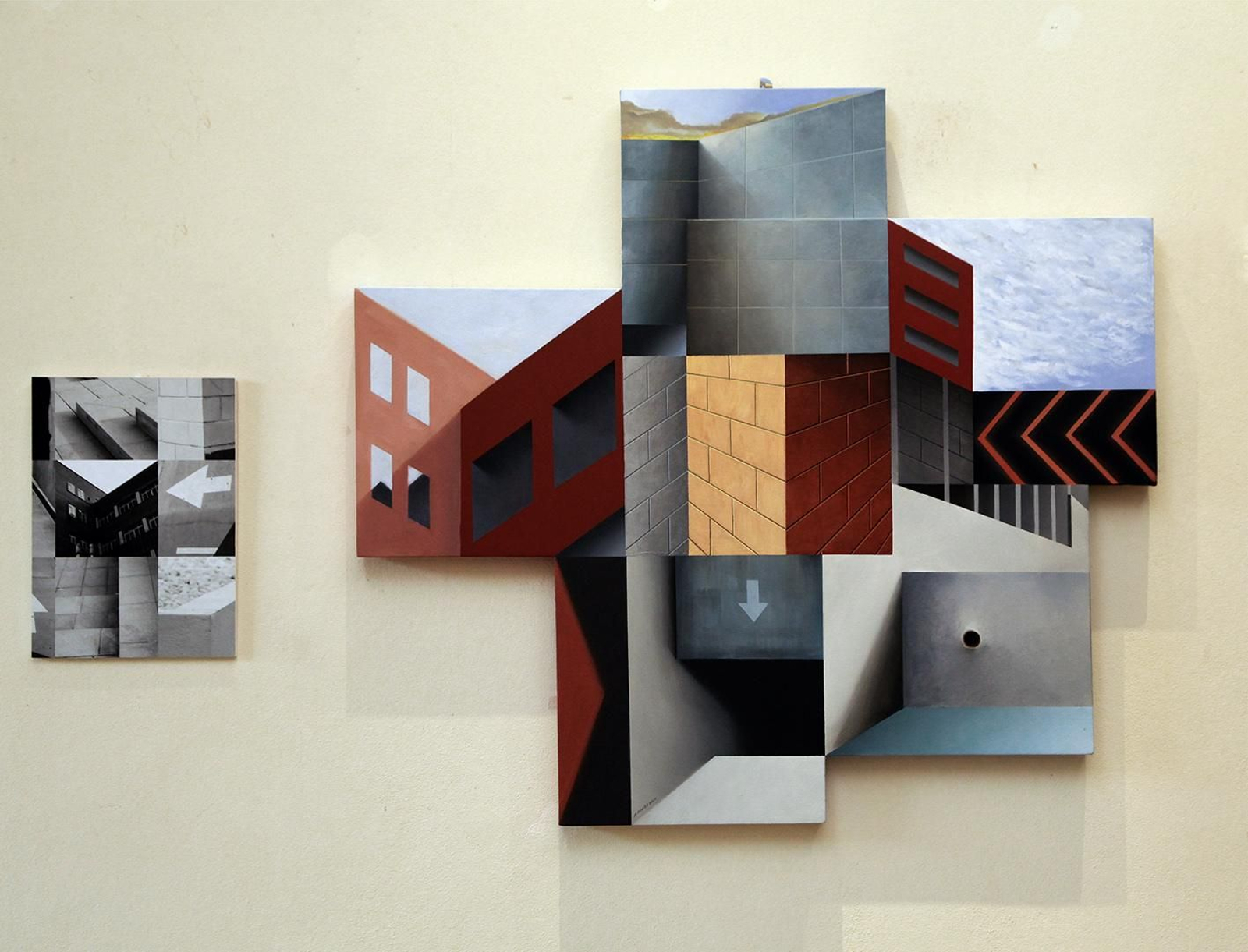 Una de las obras de Antonio Rojas que se pueden ver en la exposición de Tarifa.