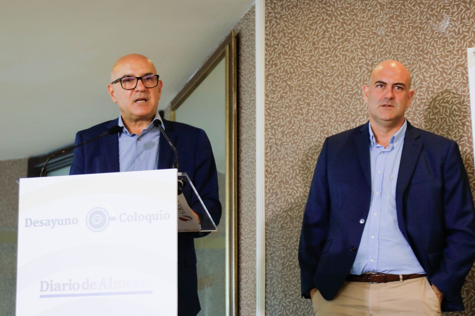 Imágenes del desayuno coloquio de Diario de Almería, con Jesús Barranco, CEO de La Unión