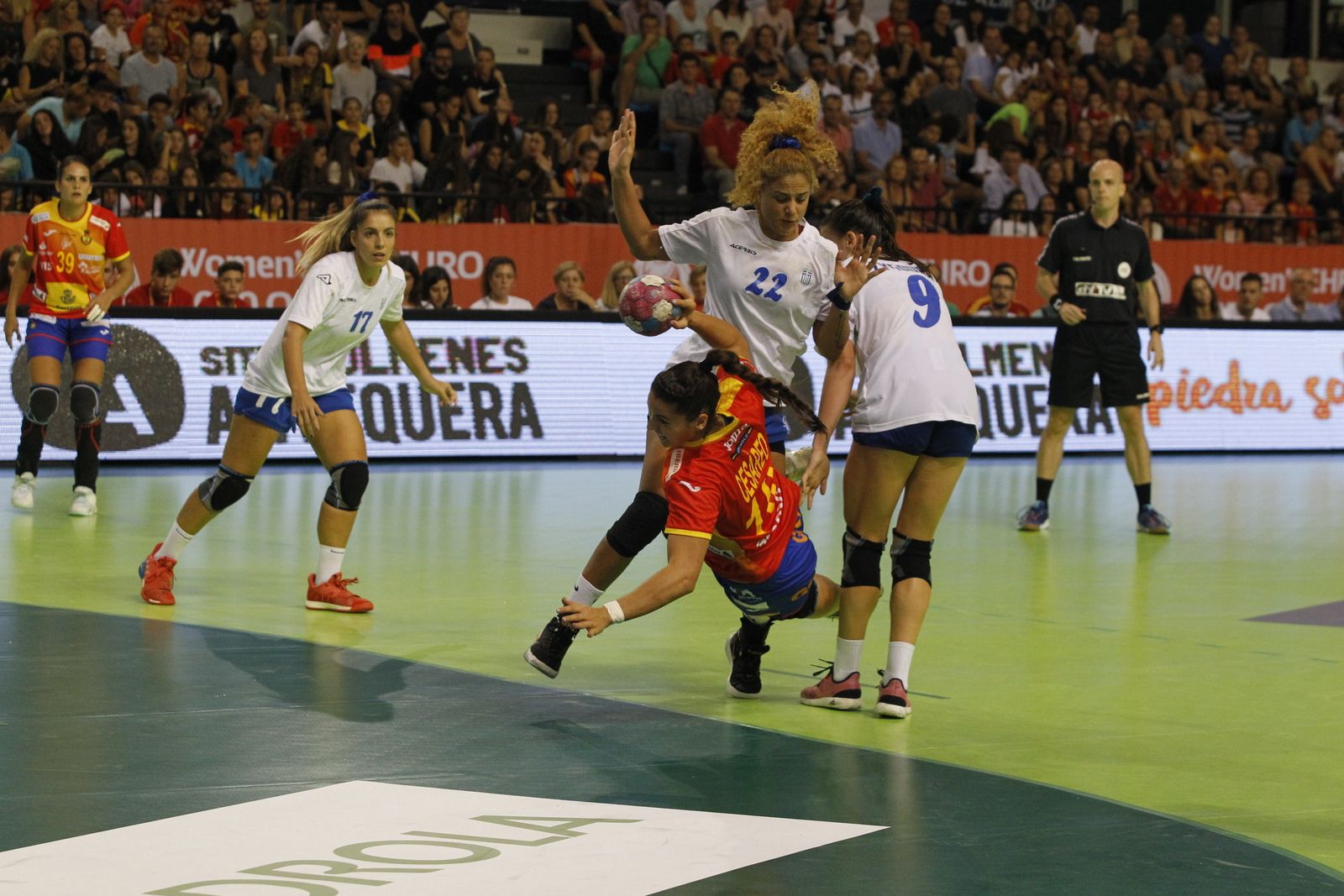 Fotogalería España-Grecia. Balonmano Femenino, fase clasificación Euro 2020