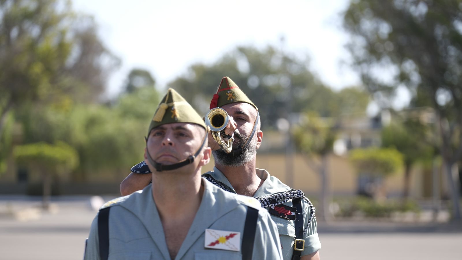 Imágenes de la visita de la Ministra de Defensa Margarita Robles a la Brigada Alfonso XIII de La Legión