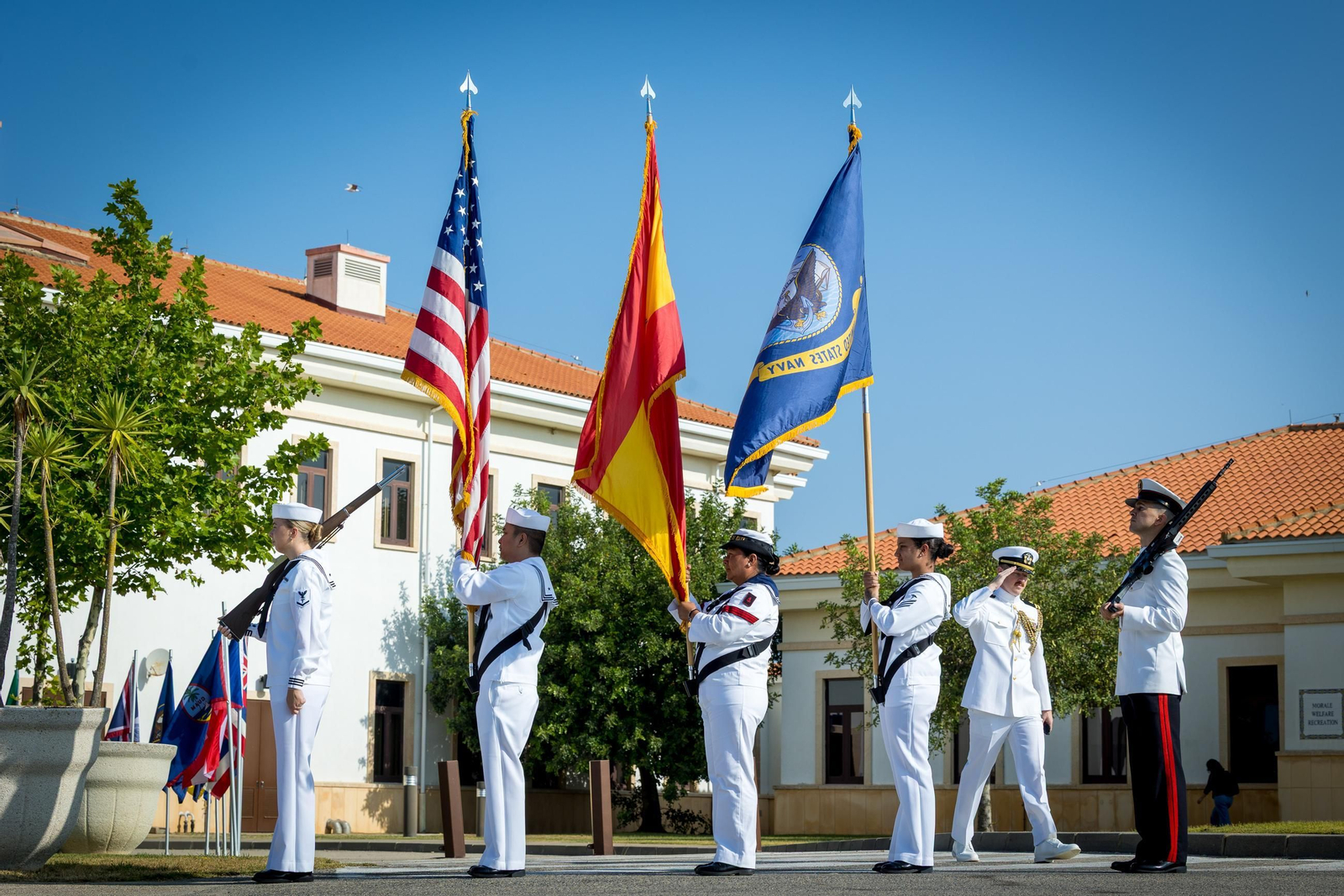 Las imágenes de la ceremonia de cambio de mando de EEUU en la Base de Rota