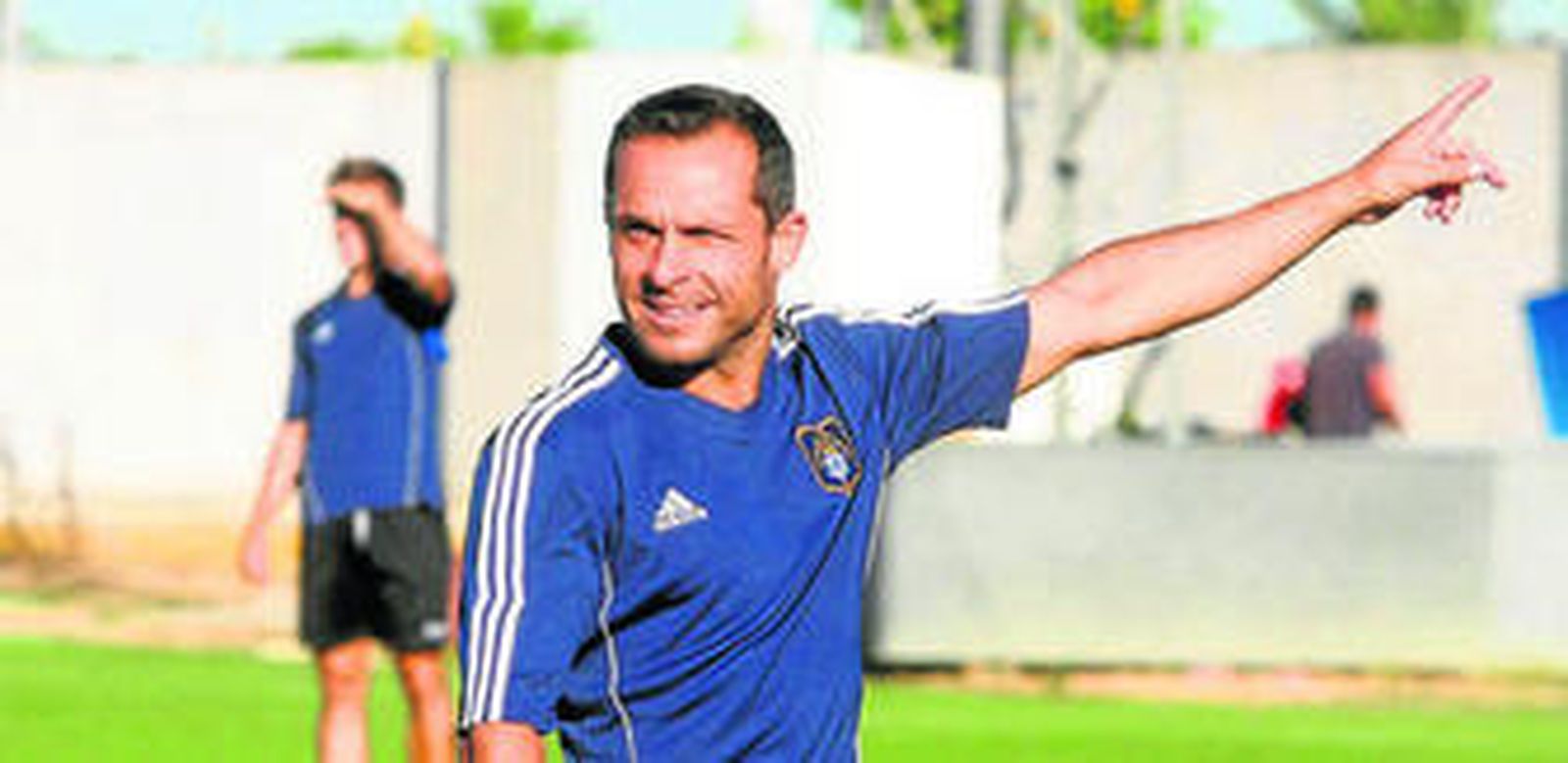 El entrenador del Recreativo de Huelva, Sergi Barjuan.