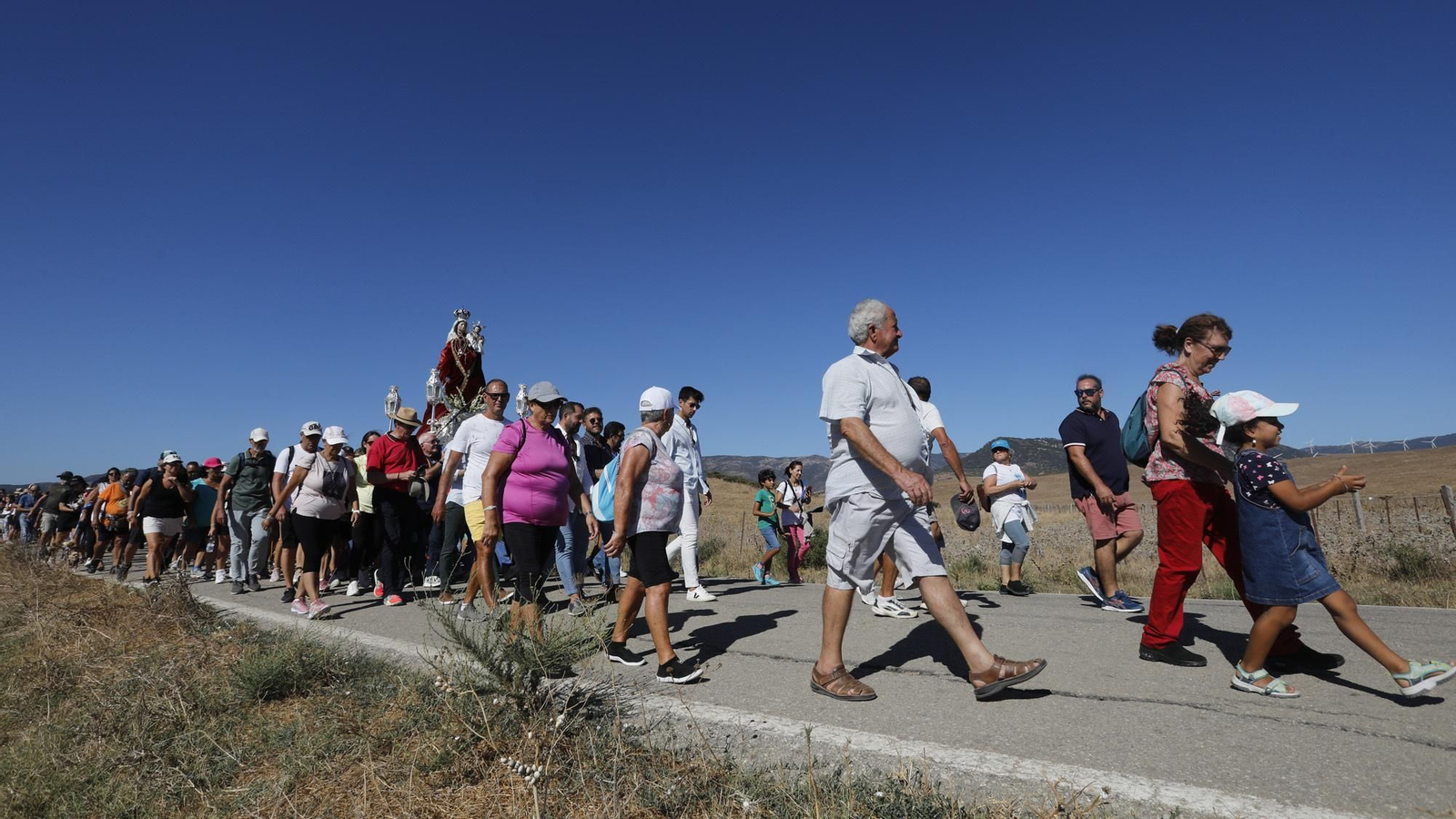 Las fotos de la llegada de la Virgen de la Luz a Tarifa