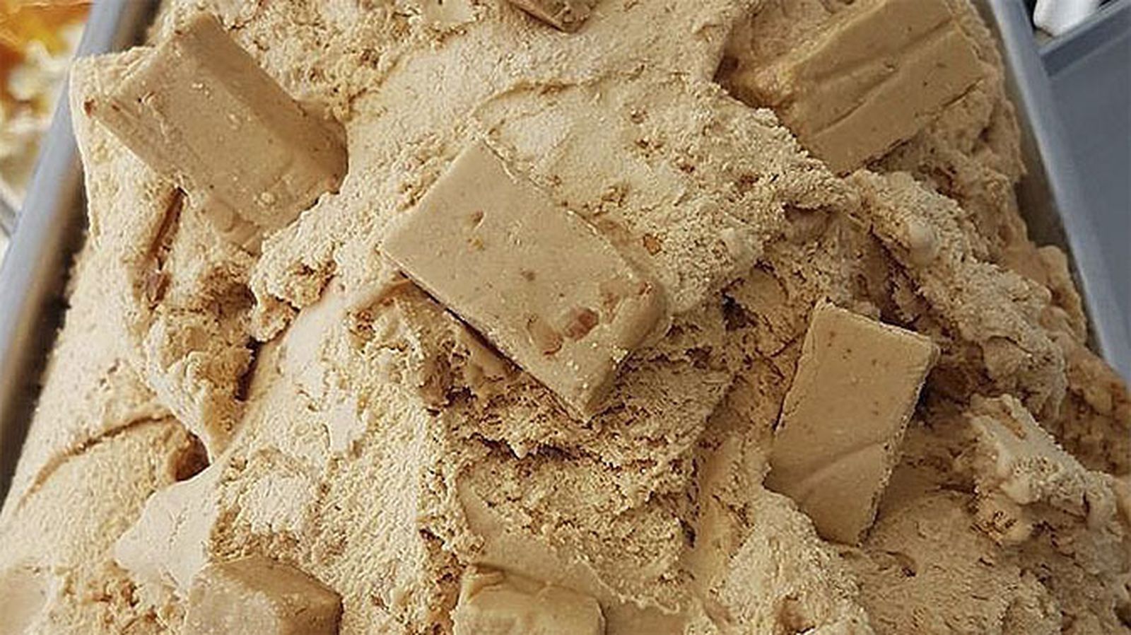 El helado de turrón de Helados Mira