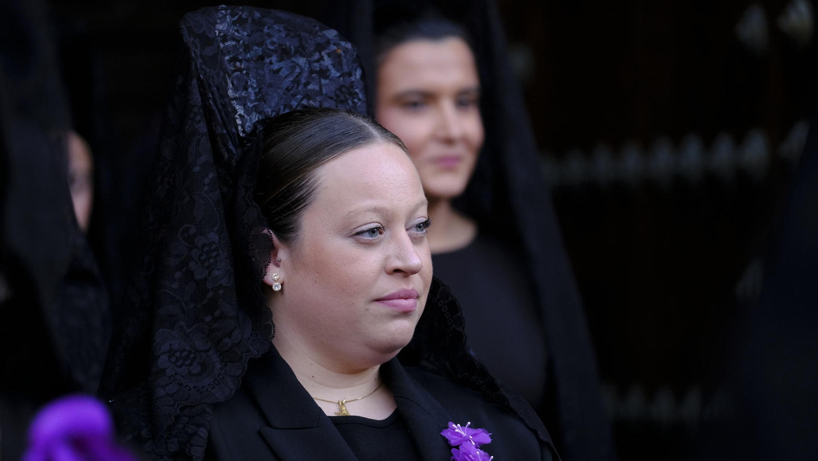 Estudiantes en la Semana Santa de Almería 2025