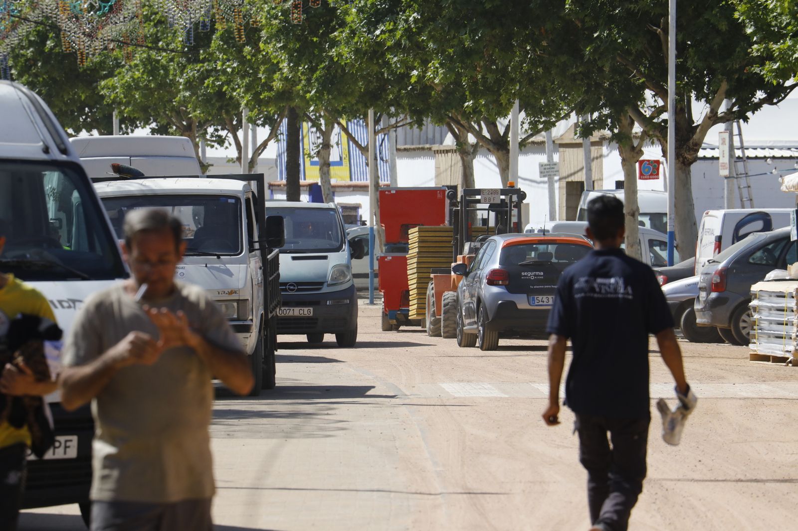 Un recorrido en imágenes por El Arenal a horas de que comience la Feria de Córdoba